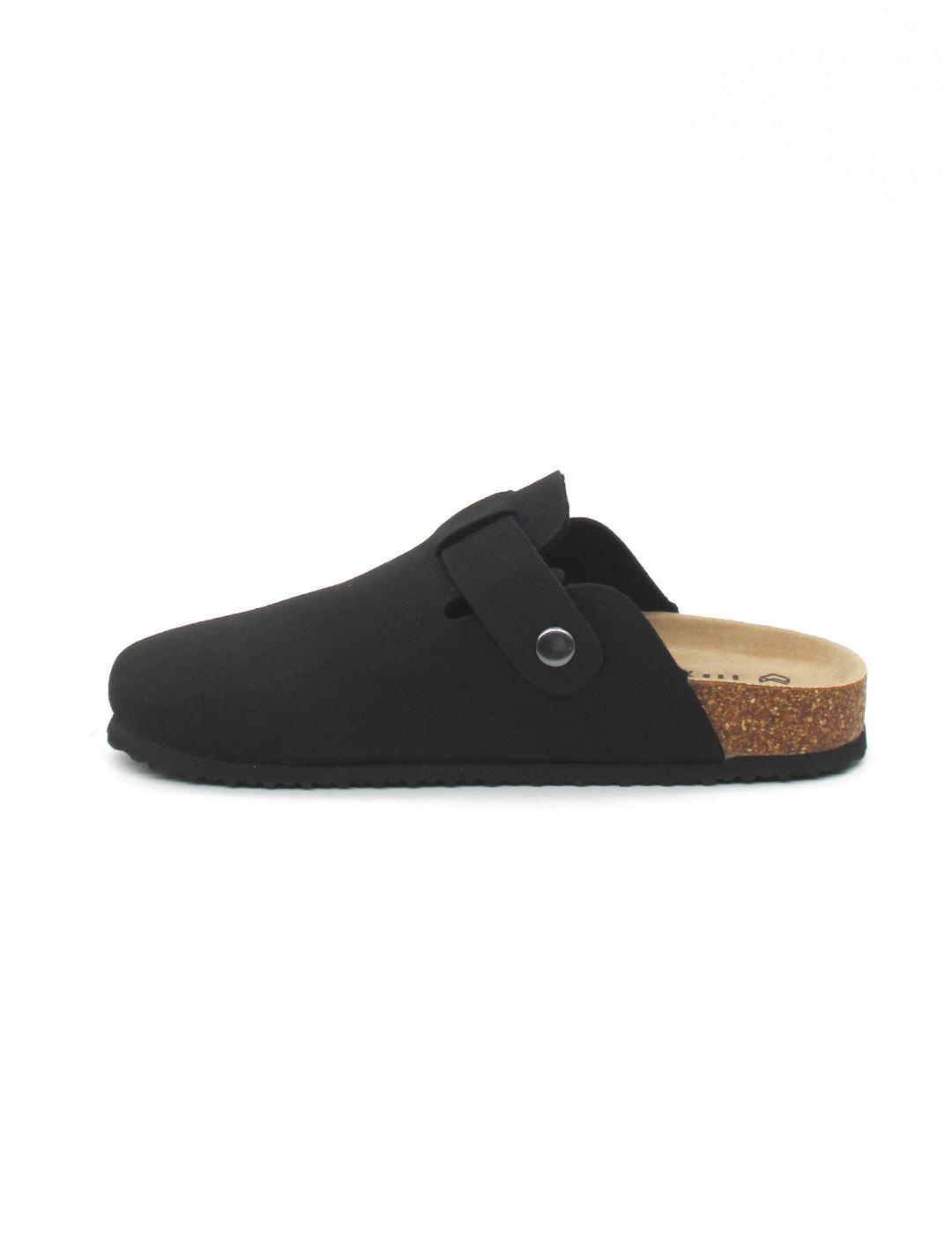 Zueco Mysoft 25M076 de color negro para mujer