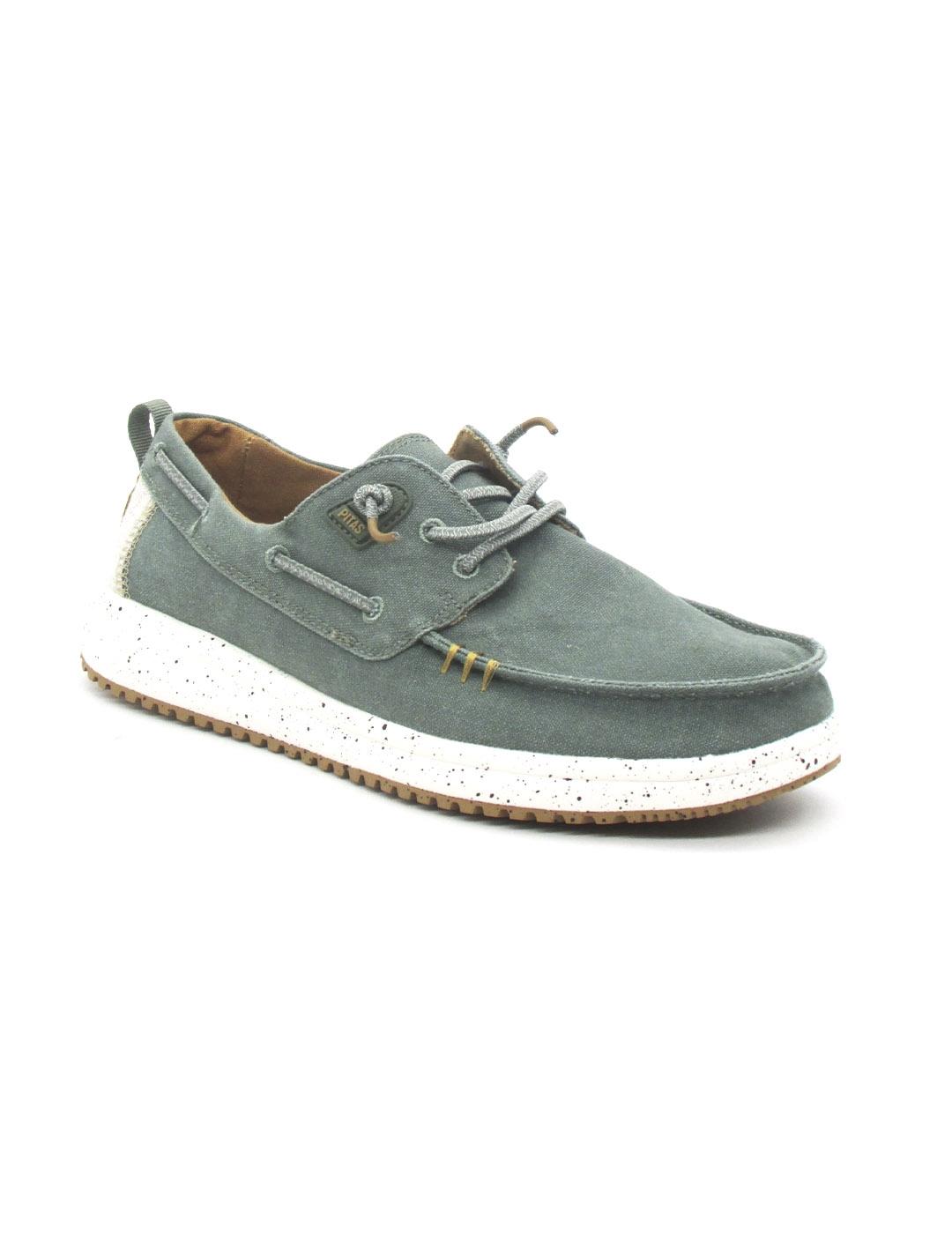 Nautico Pitas BYRON de color verde para hombre