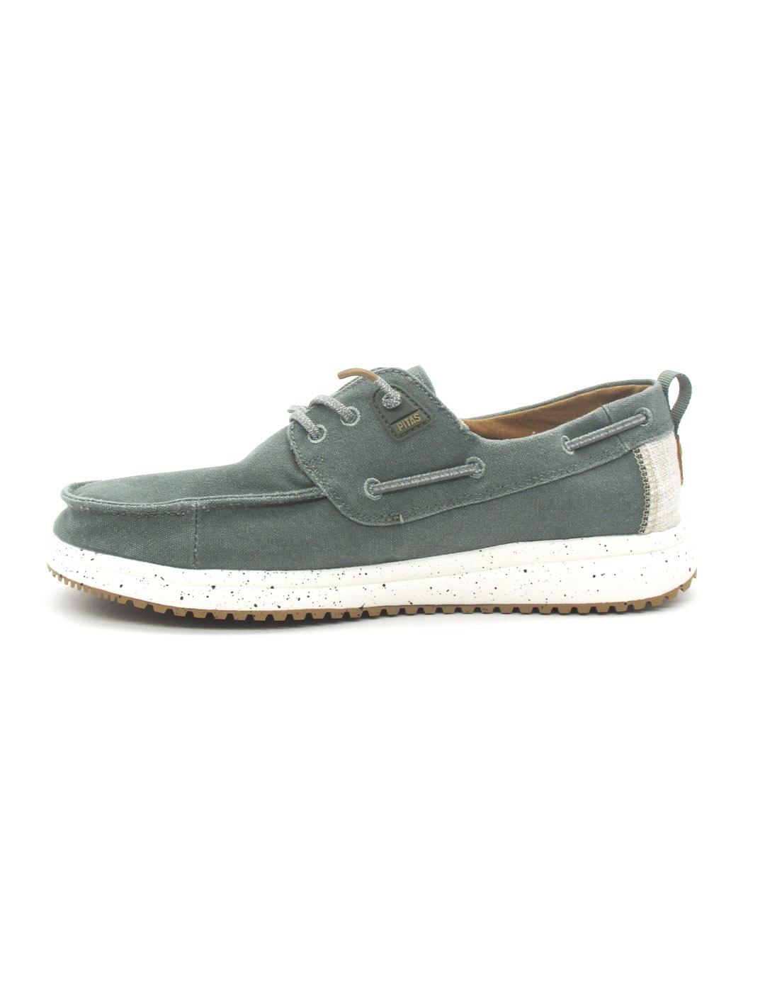 Nautico Pitas BYRON de color verde para hombre