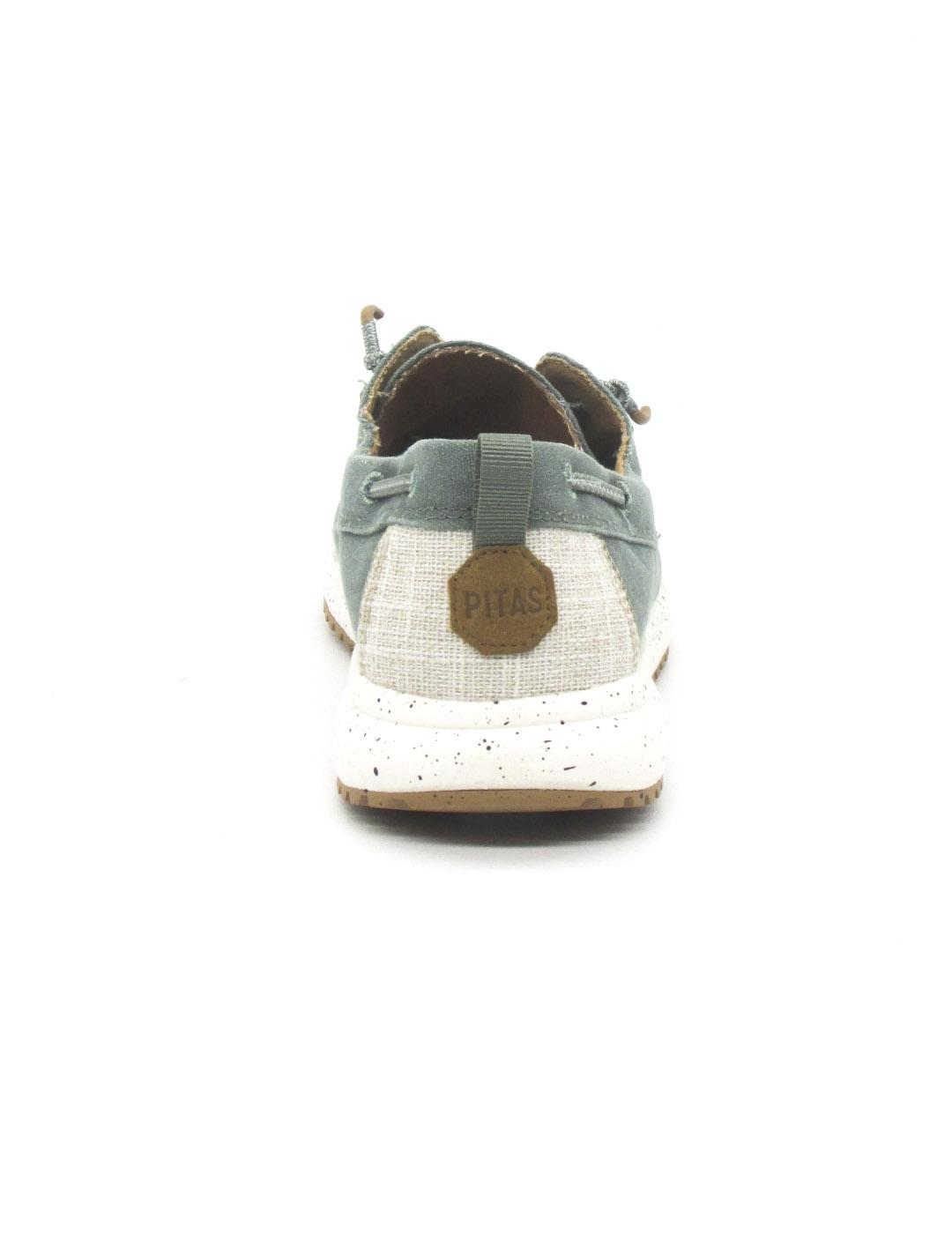 Nautico Pitas BYRON de color verde para hombre