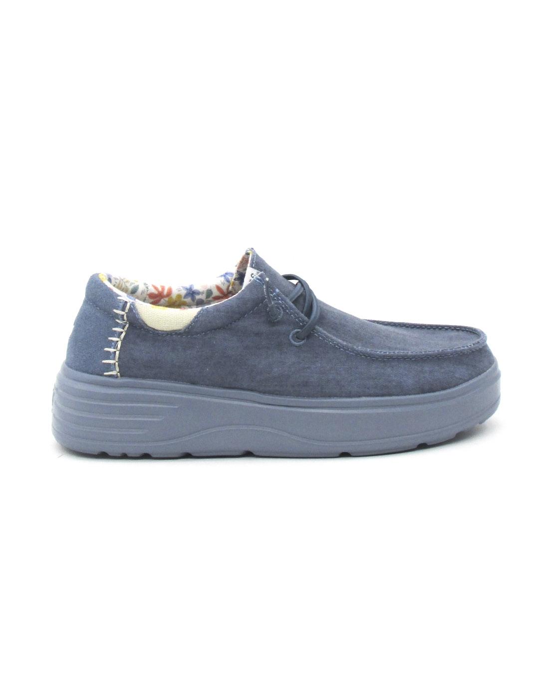 Nautico Pitas DAISY de color azul marino para mujer