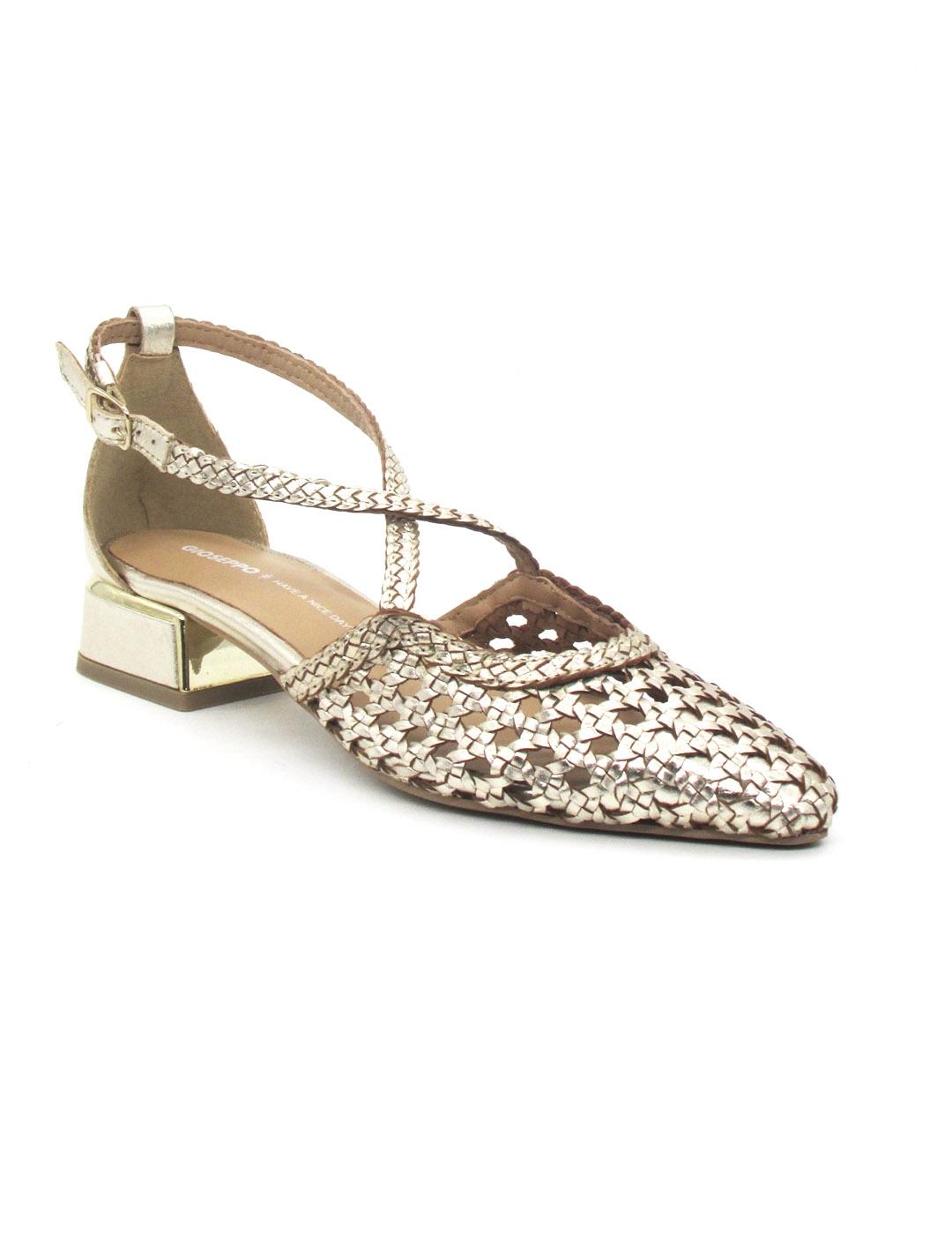 Bailarina Gioseppo 75560-BRILLION de color dorado para mujer