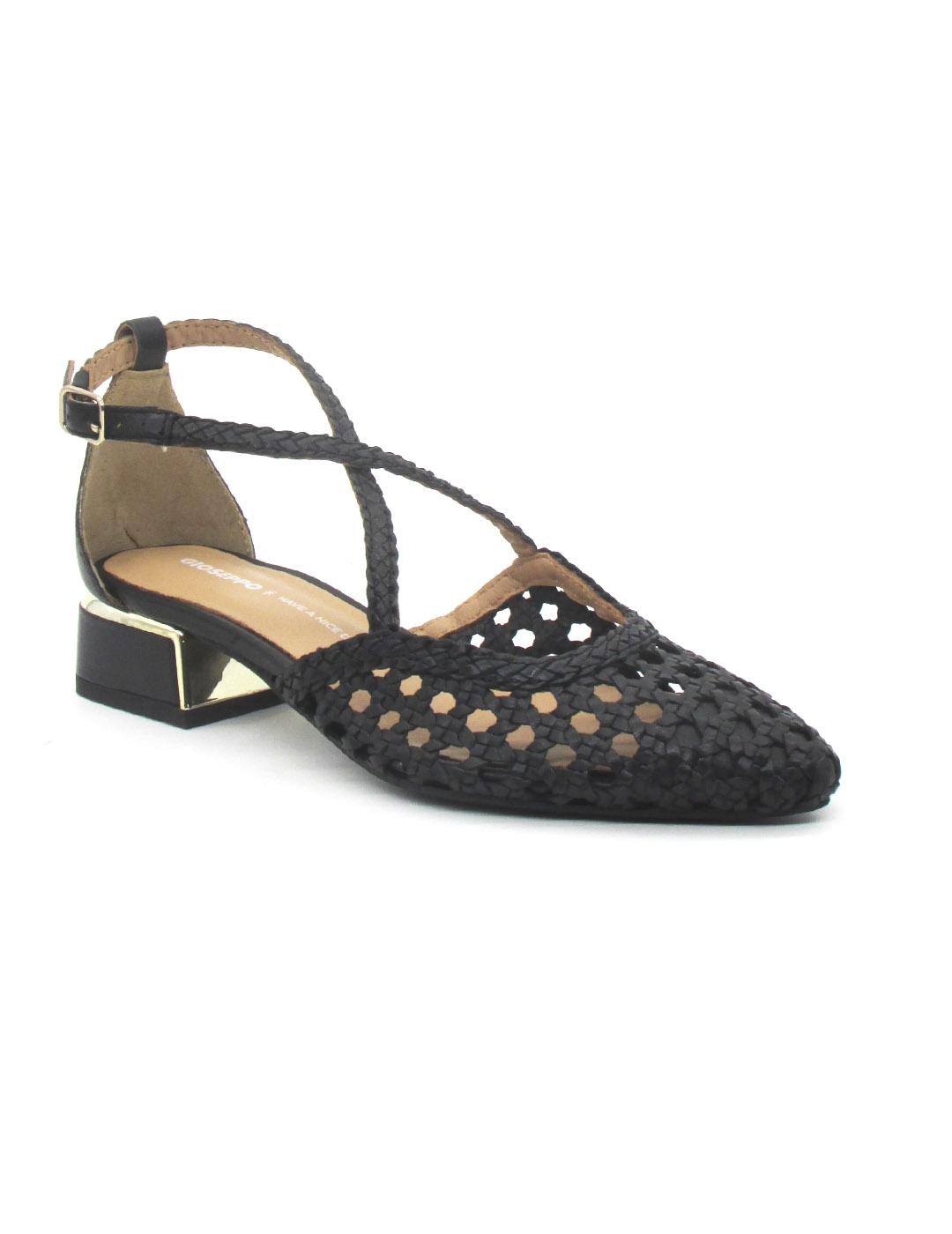 Bailarina Gioseppo 75560-BRILLION de color negro para mujer