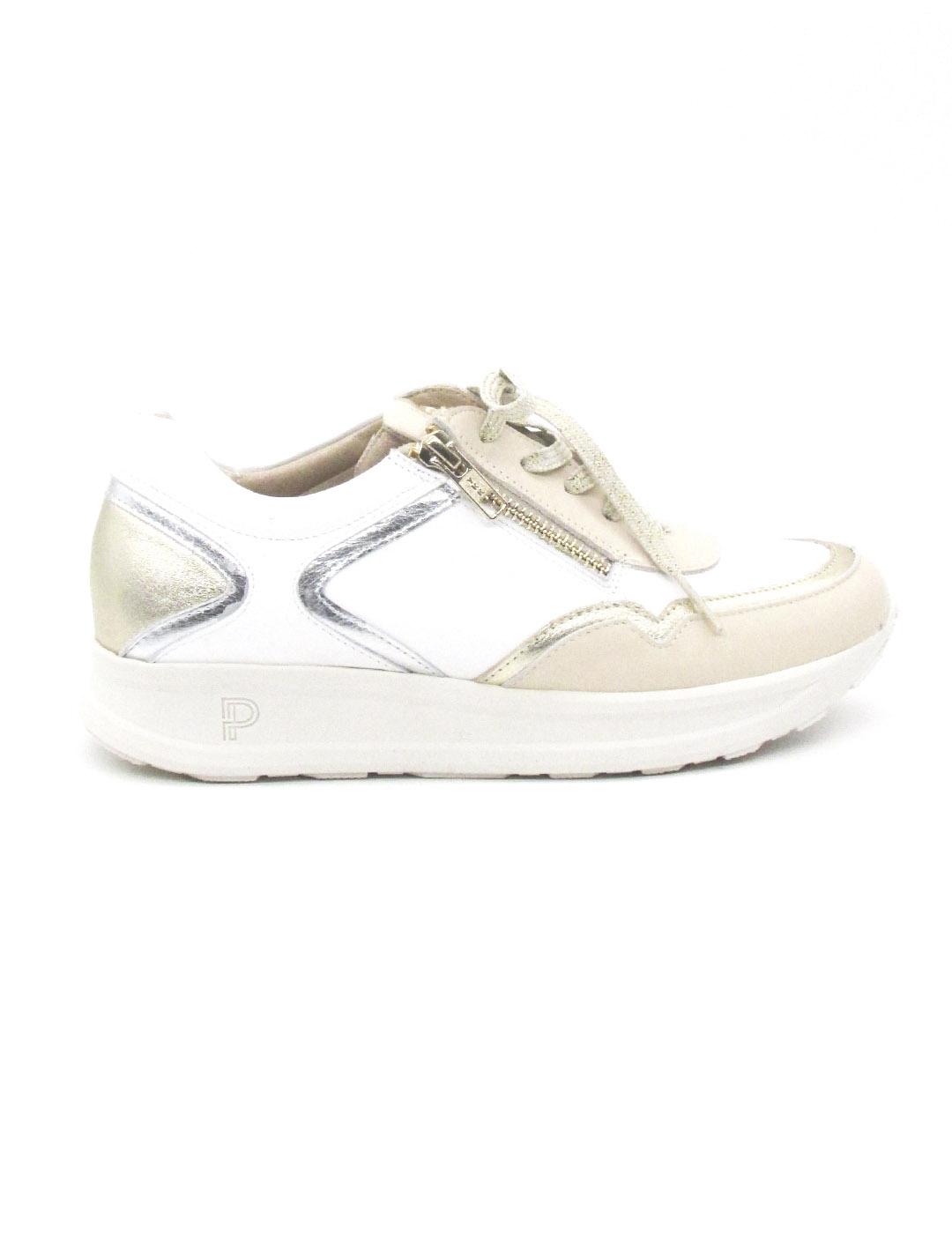 Zapato deportivo Pitillos 10413 de color crema para mujer