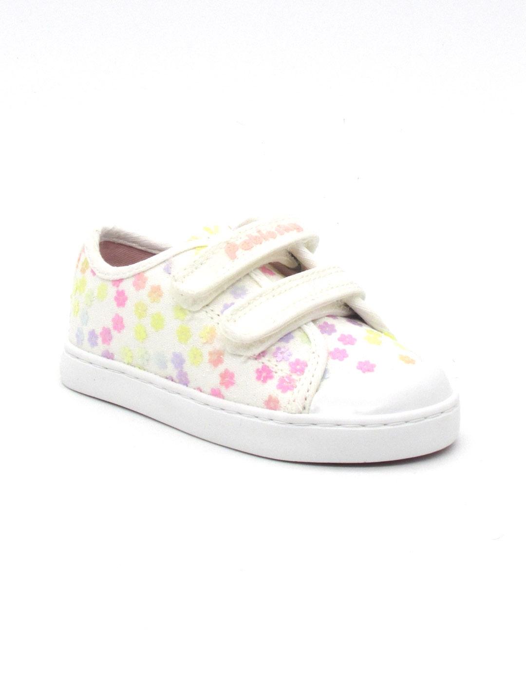 Zapatilla Pablosky 980600 de lona glitter para niñ