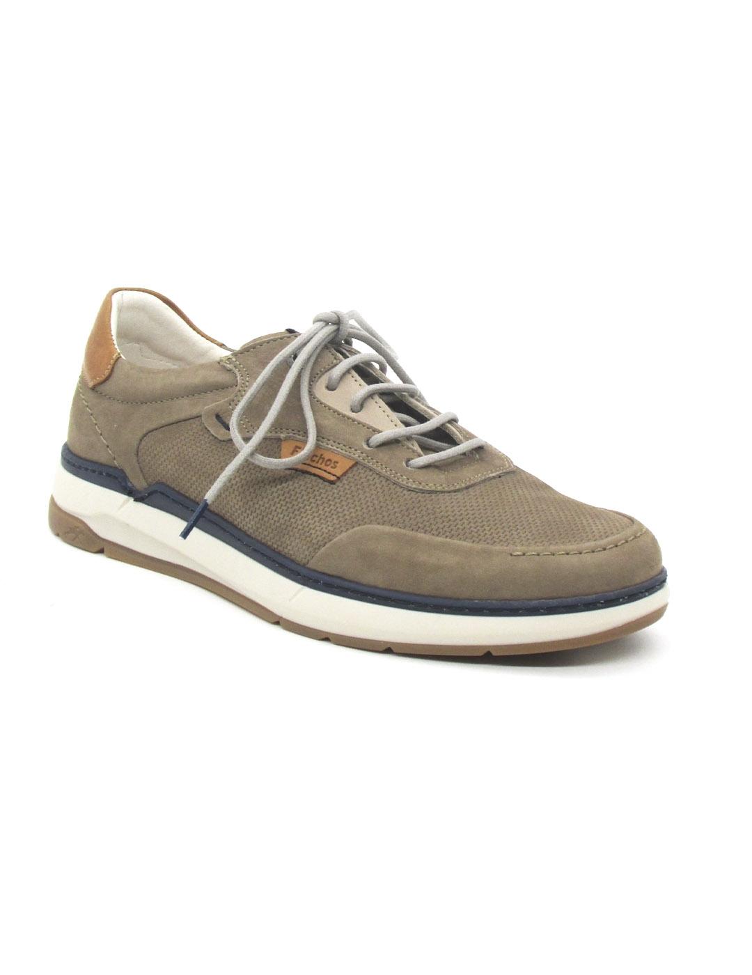 Zapato deportivo Fluchos F2210 de color taupe para hombre
