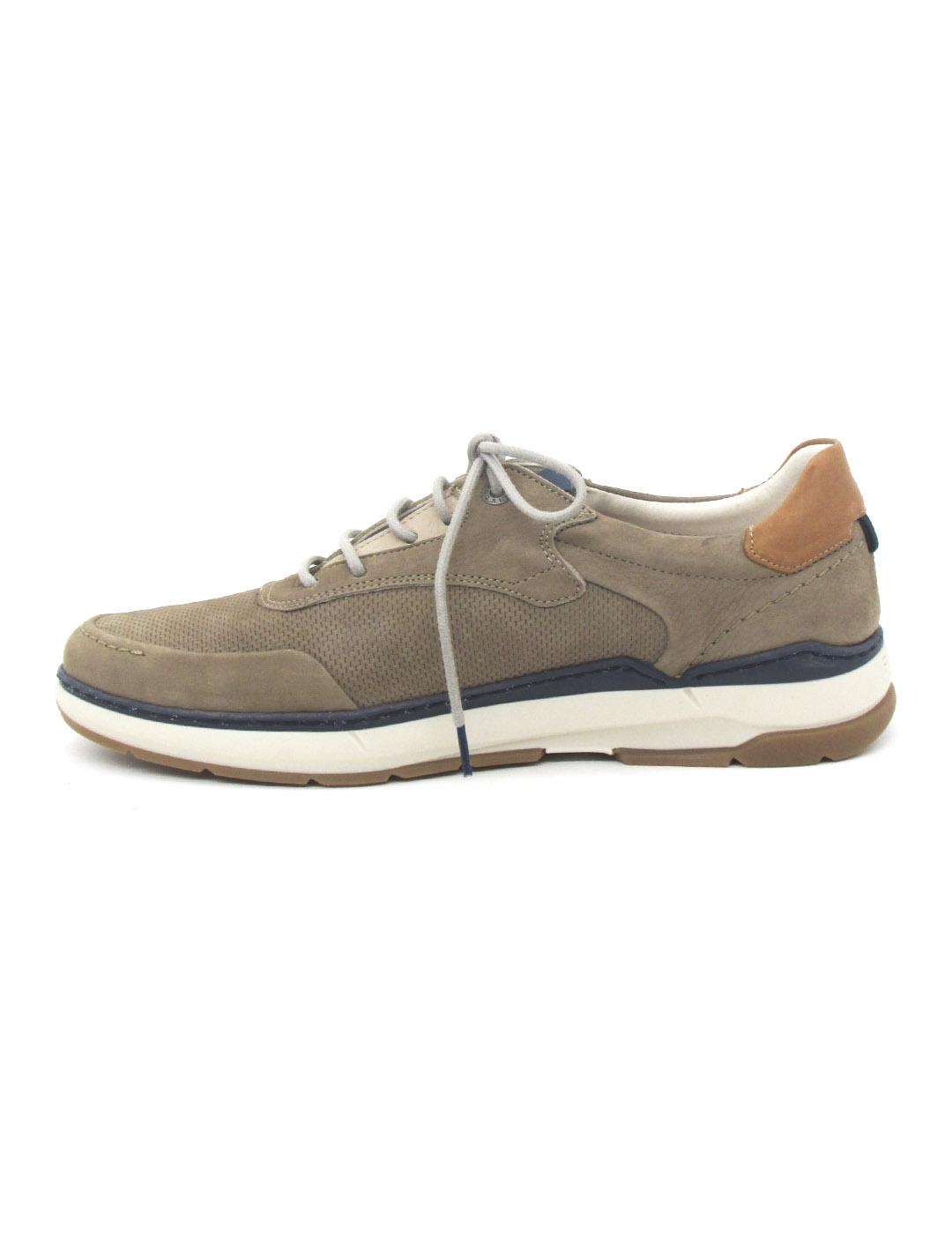 Zapato deportivo Fluchos F2210 de color taupe para hombre