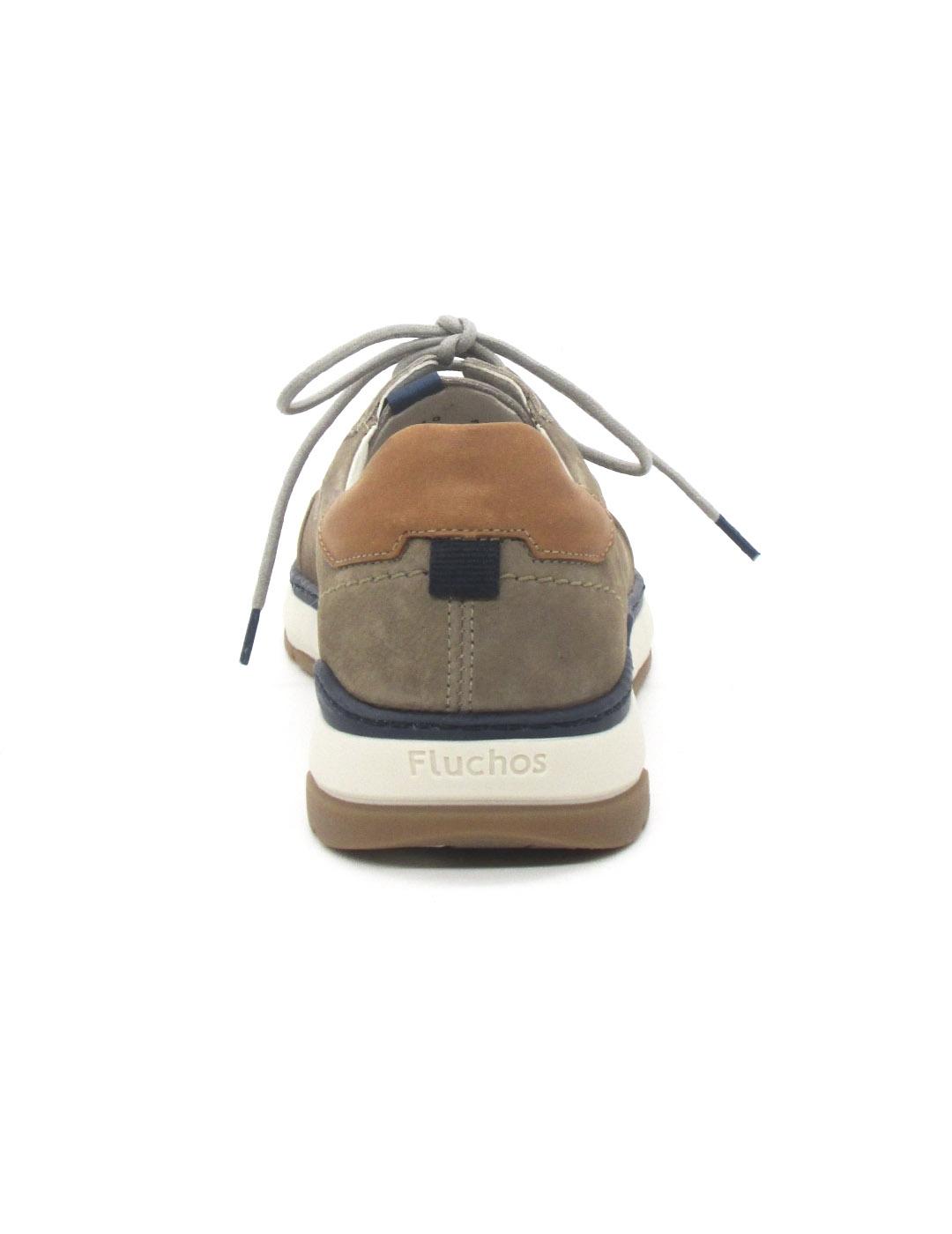 Zapato deportivo Fluchos F2210 de color taupe para hombre