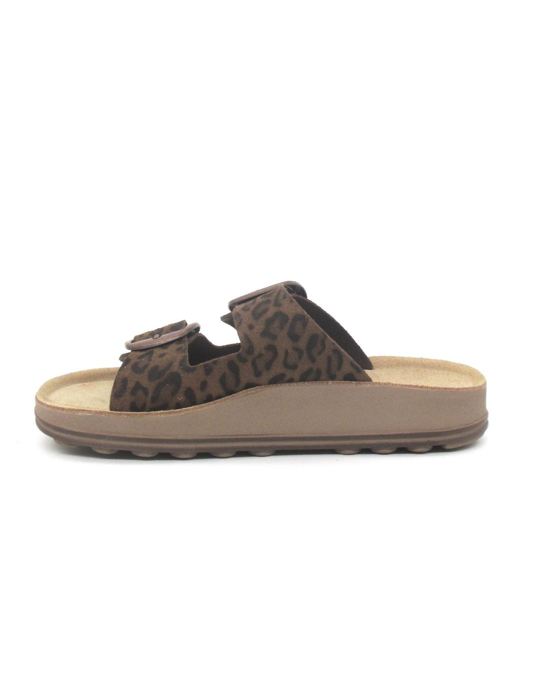 Sandalia Fantasy Sandals Bio leopardo para mujer