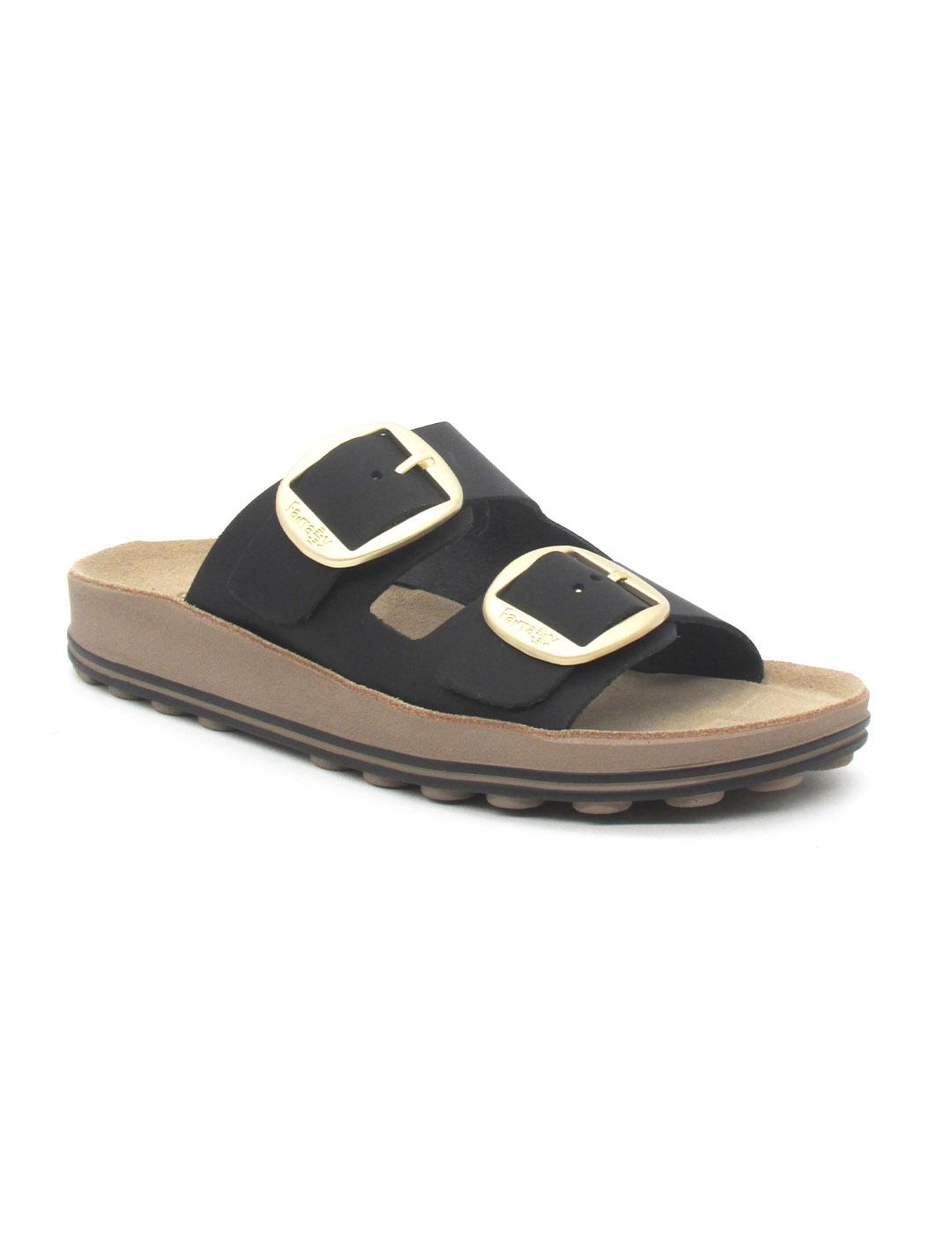 Sandalia Fantasy Sandals DESPOINA de color negro para mujer