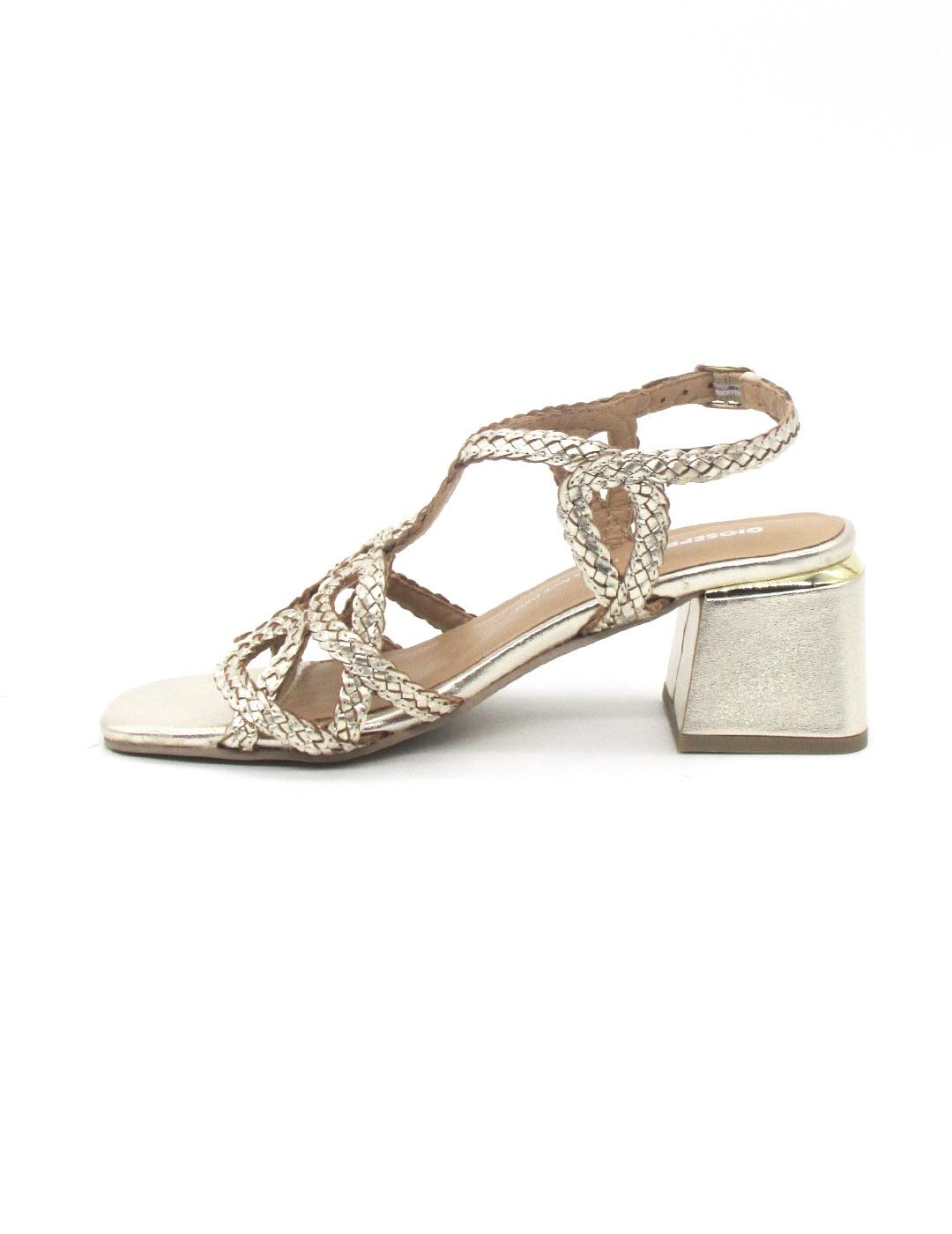 Sandalia Gioseppo 75451 CRESCENT de color dorado