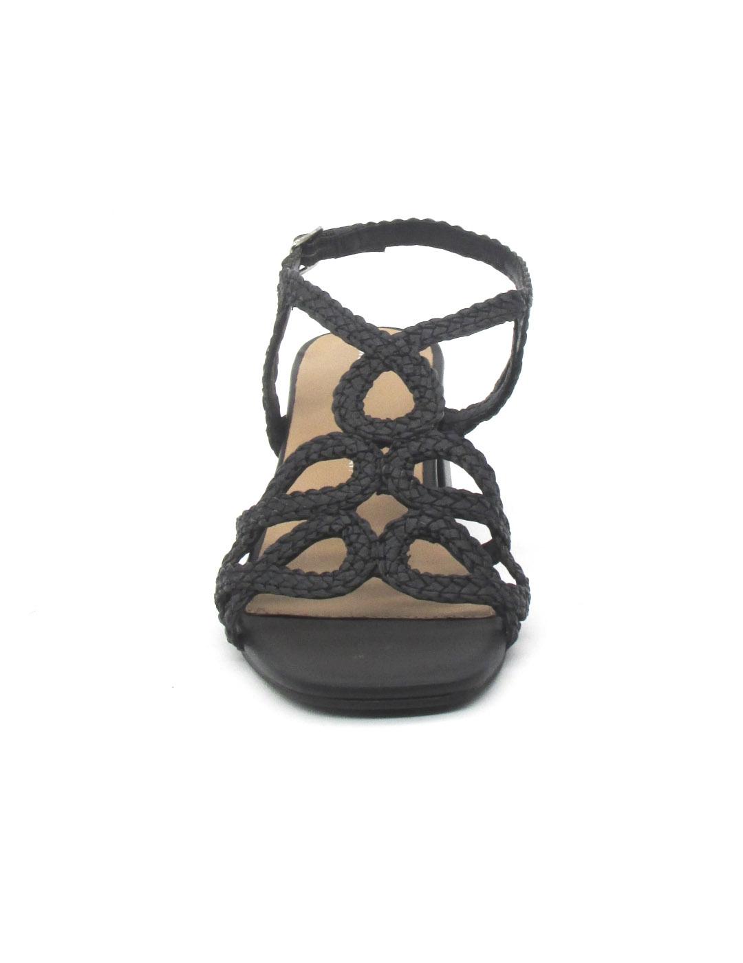 Sandalia Gioseppo 75451 CRESCENT de color negro pra mujer