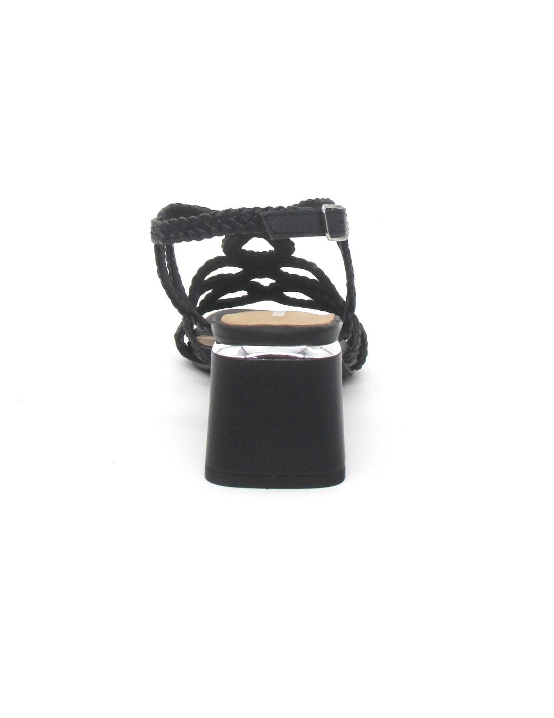 Sandalia Gioseppo 75451 CRESCENT de color negro pra mujer