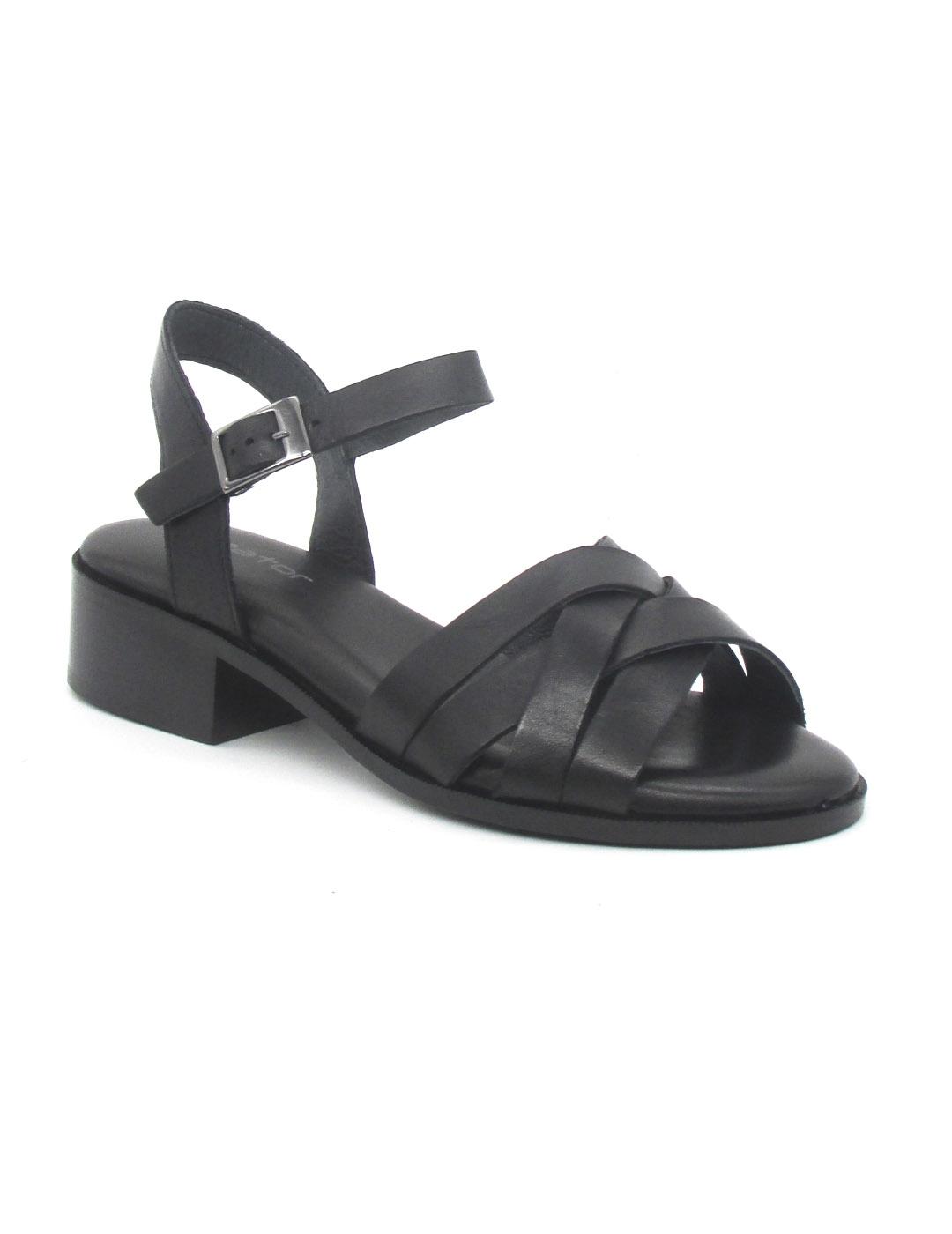 Sandalia Creator IB24255 de color negro para mujer