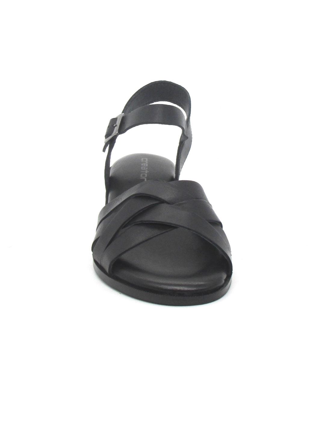 Sandalia Creator IB24255 de color negro para mujer