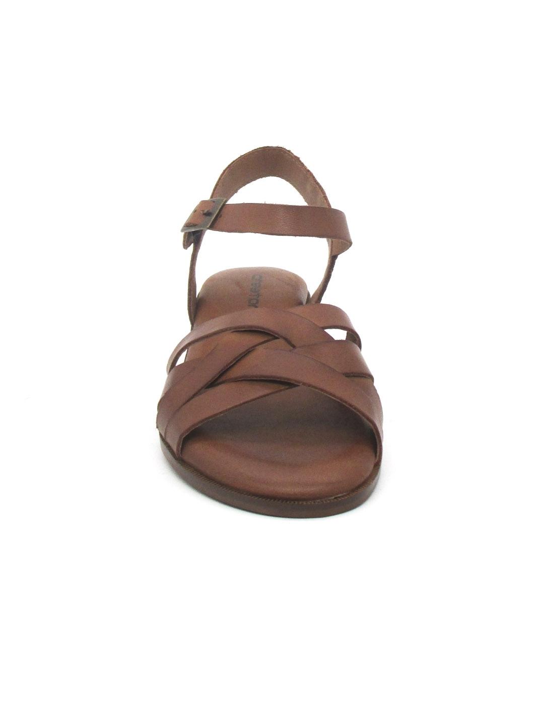 Sandalia Creator IB24255 de color brandy para mujer