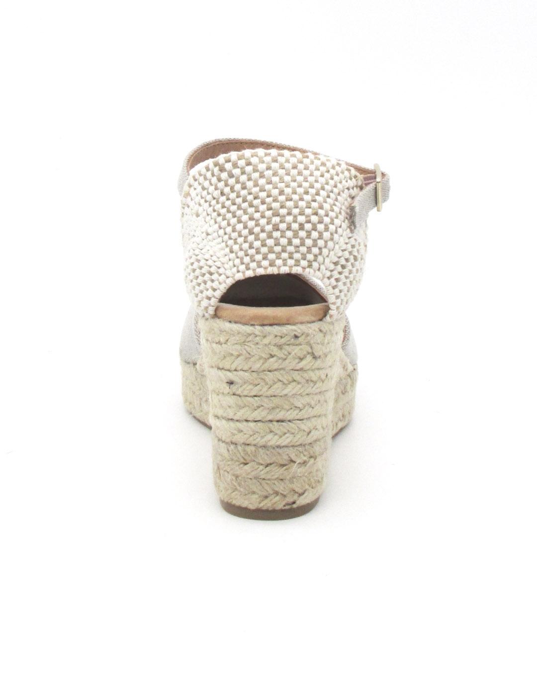 Alpargata Maybe FIONA de color gris con cuña