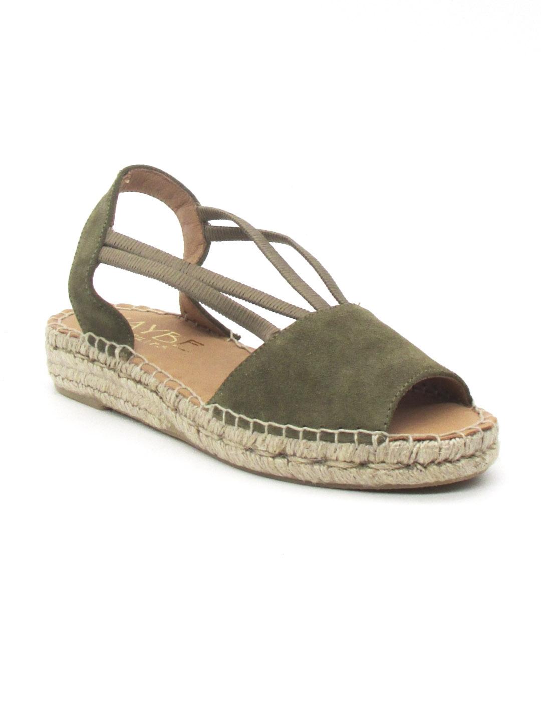 Alpargata Maybe CICLOPE de color verde para mujer