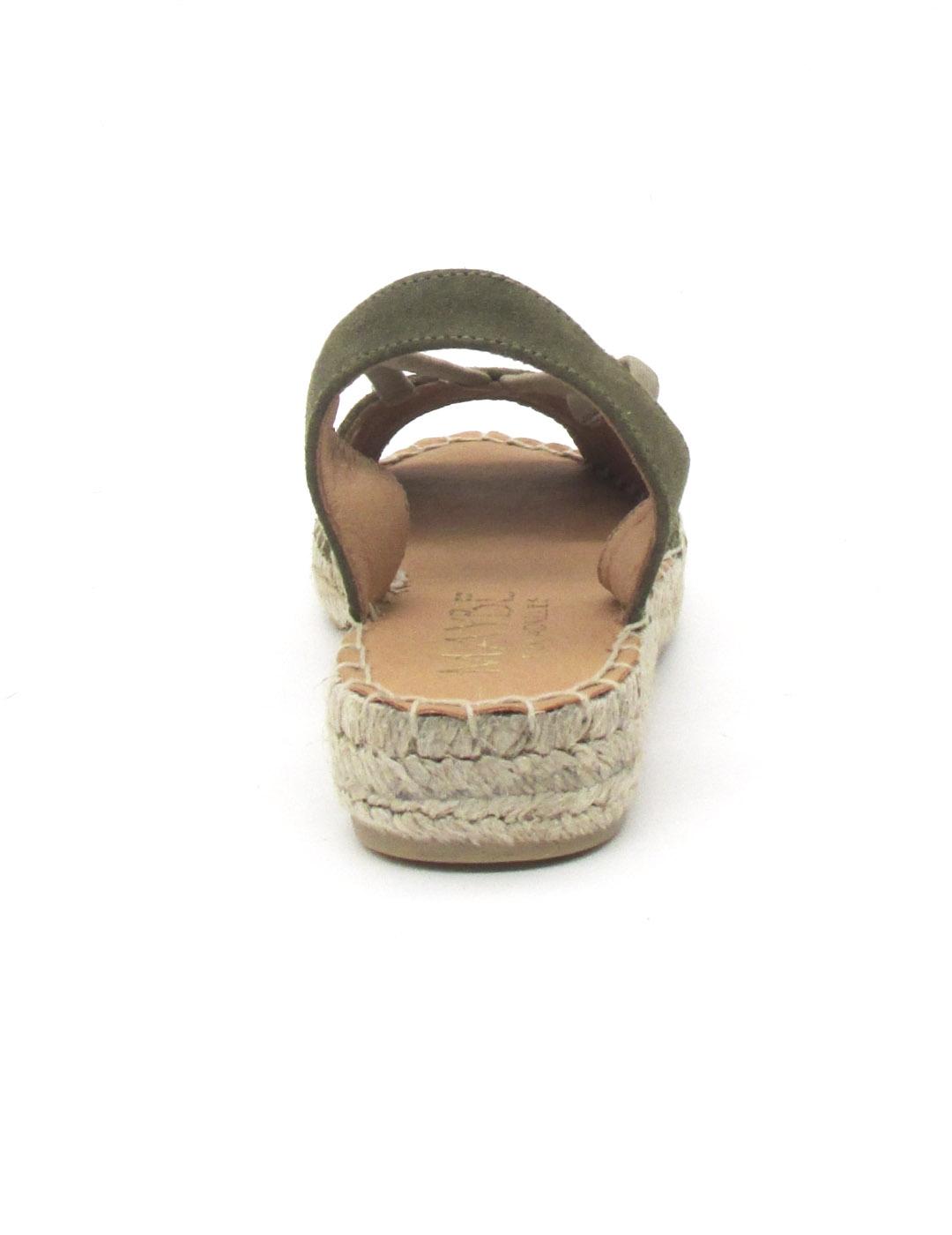 Alpargata Maybe CICLOPE de color verde para mujer