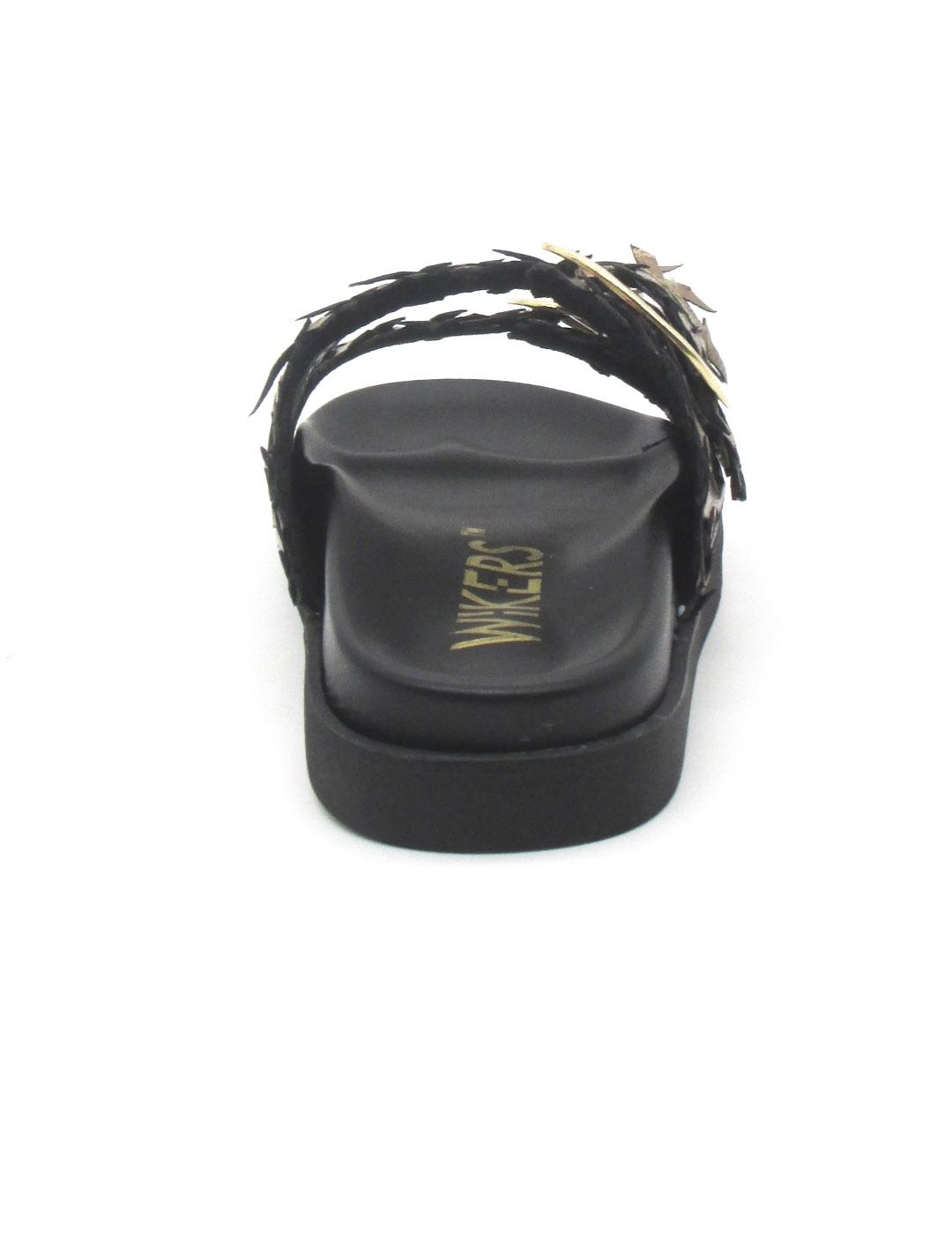 Sandalia Bio Wikers R-64787 de color bronce para mujer