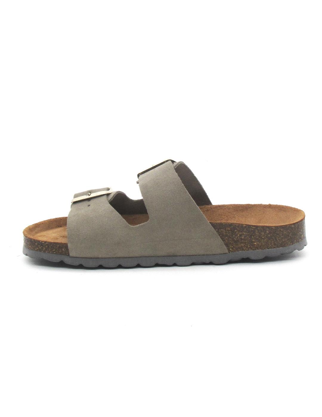 Sandalia Bio Autenti 0747 color piedra con serraje