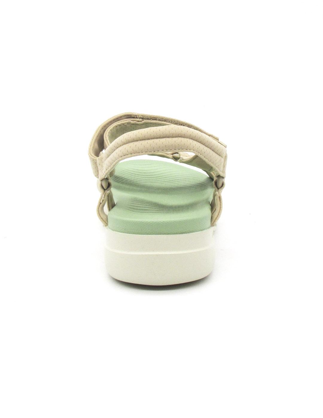 Sandalia Pitas CLAIRE de color beige para mujer