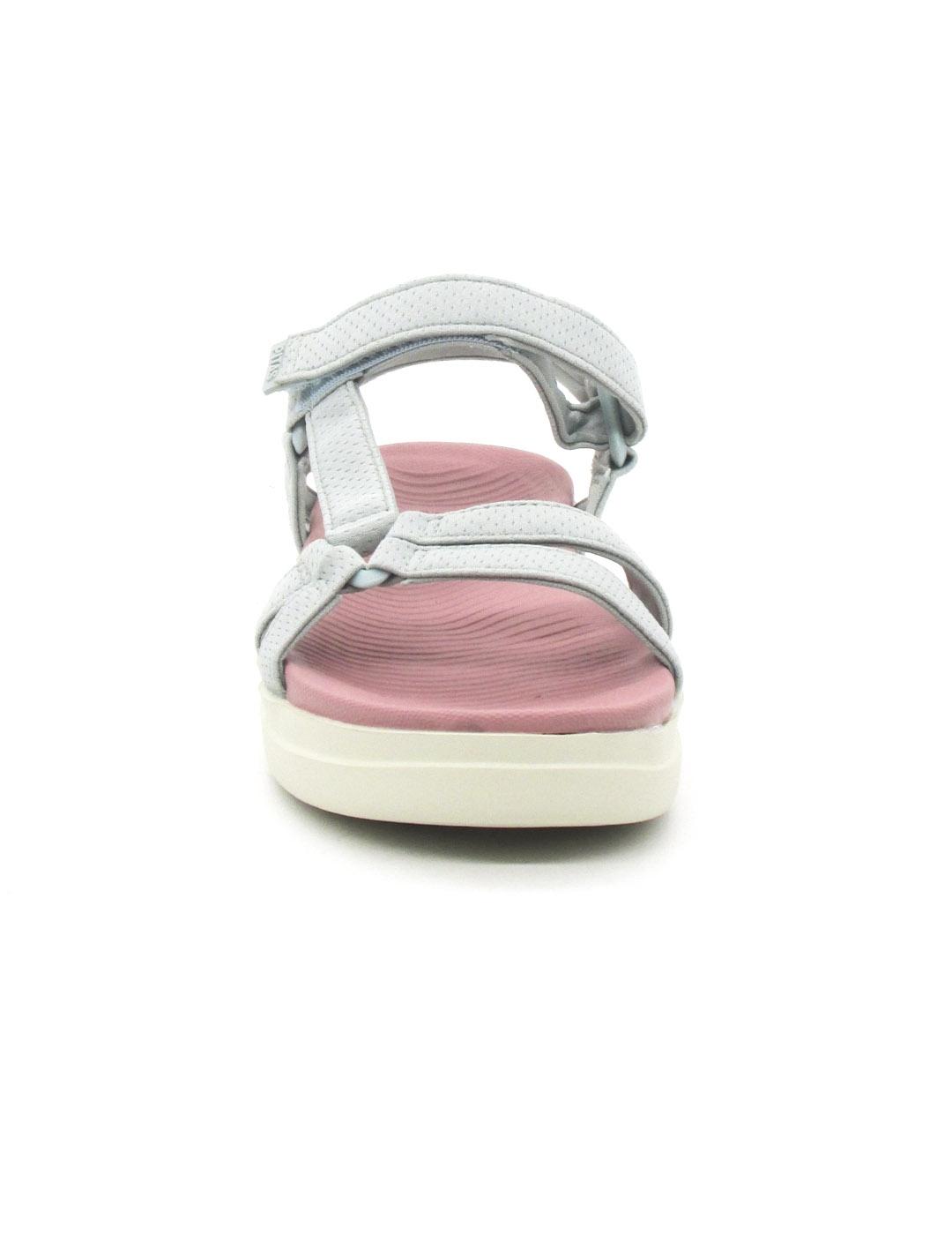 Sandalia Pitas CLAIRE de color azul claro para mujer