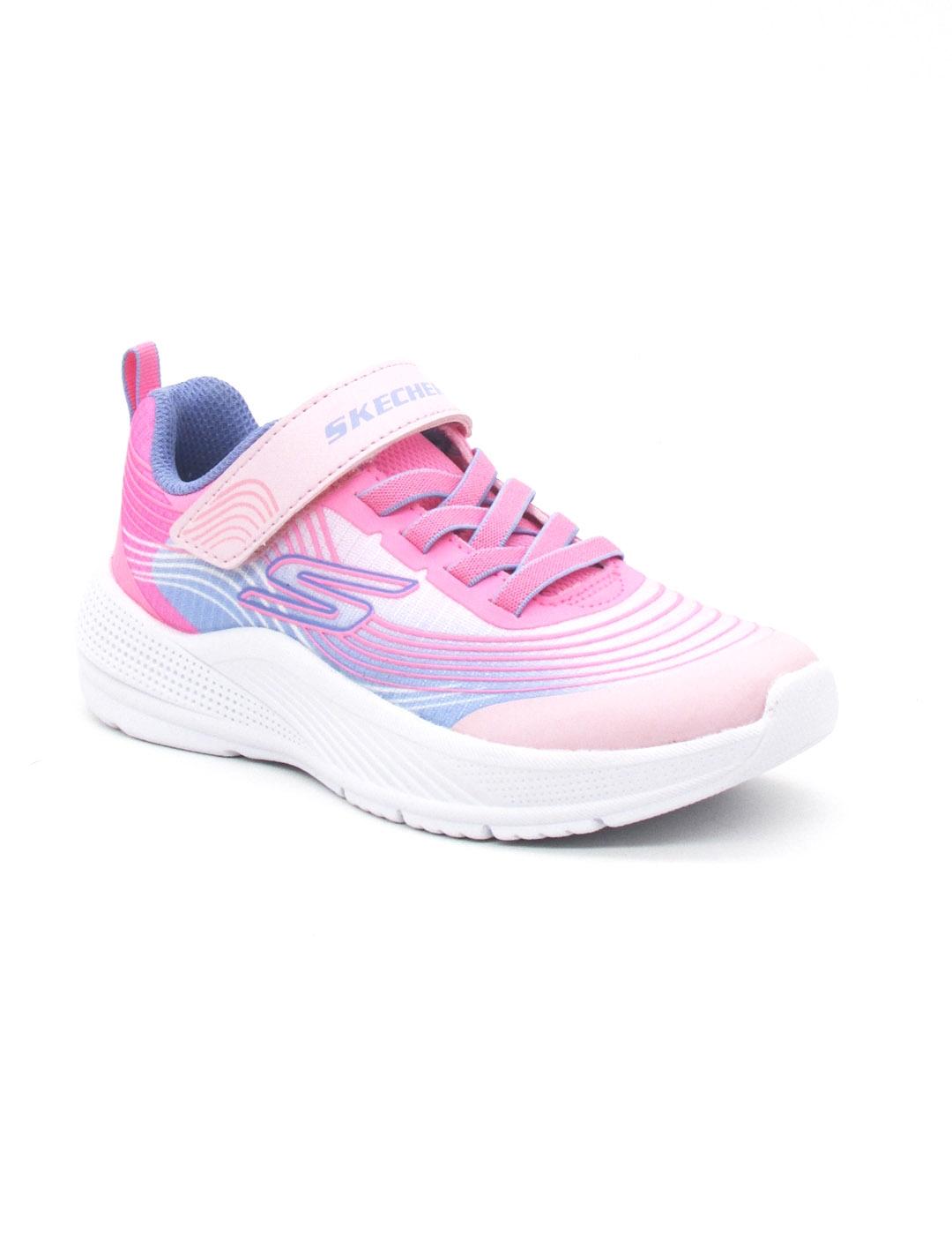 Zapatilla Skechers 303575L/LTPL de color rosa niña