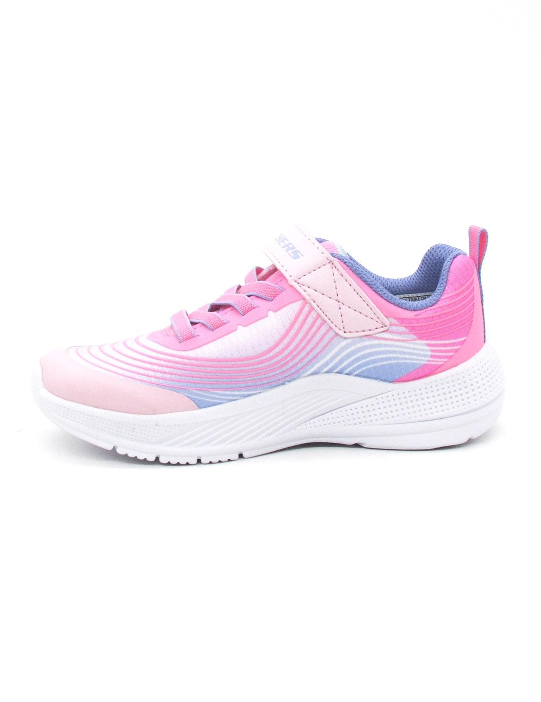 Zapatilla Skechers 303575L/LTPL de color rosa niña