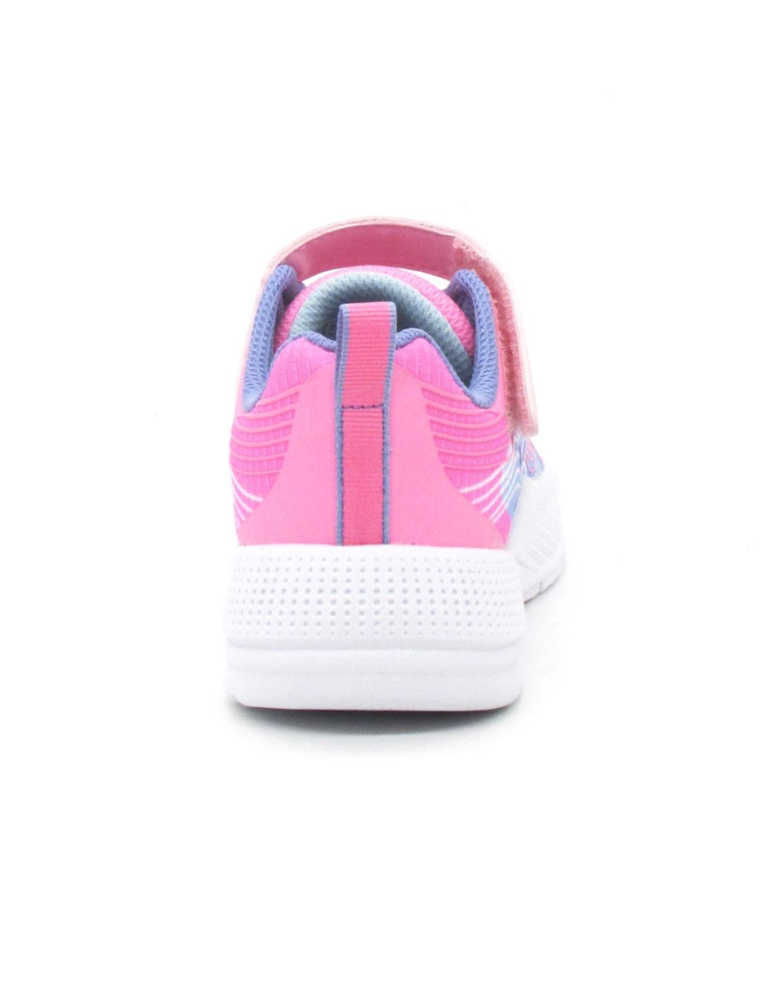 Zapatilla Skechers 303575L/LTPL de color rosa niña