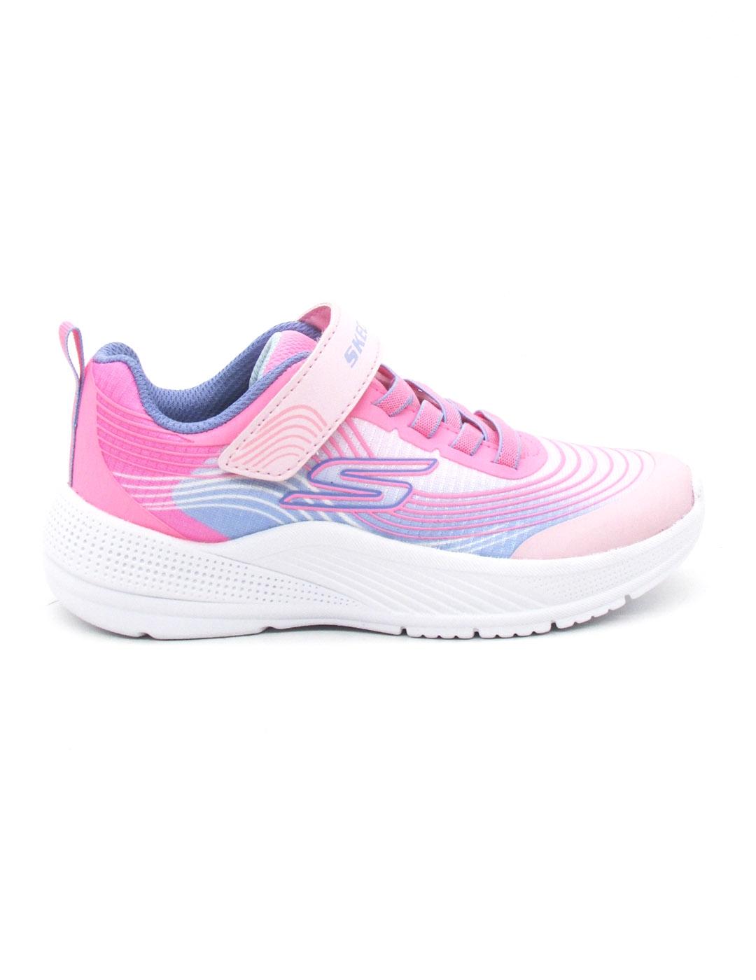 Zapatilla Skechers 303575L/LTPL de color rosa niña