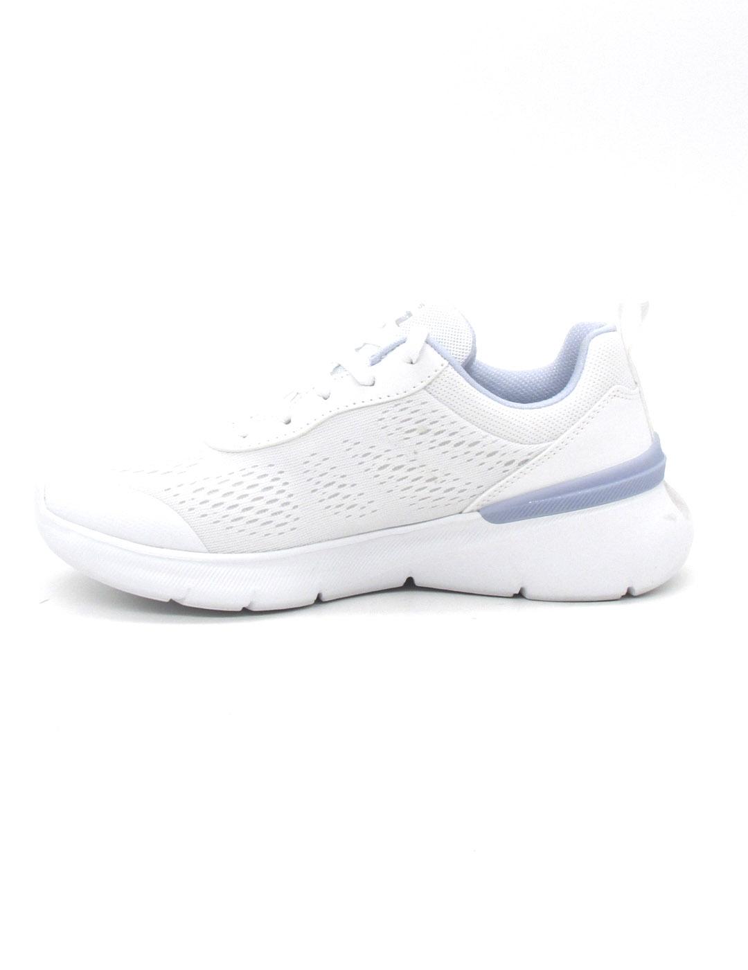 Zapatilla Skechers 150370/WLB de color blanco para mujer