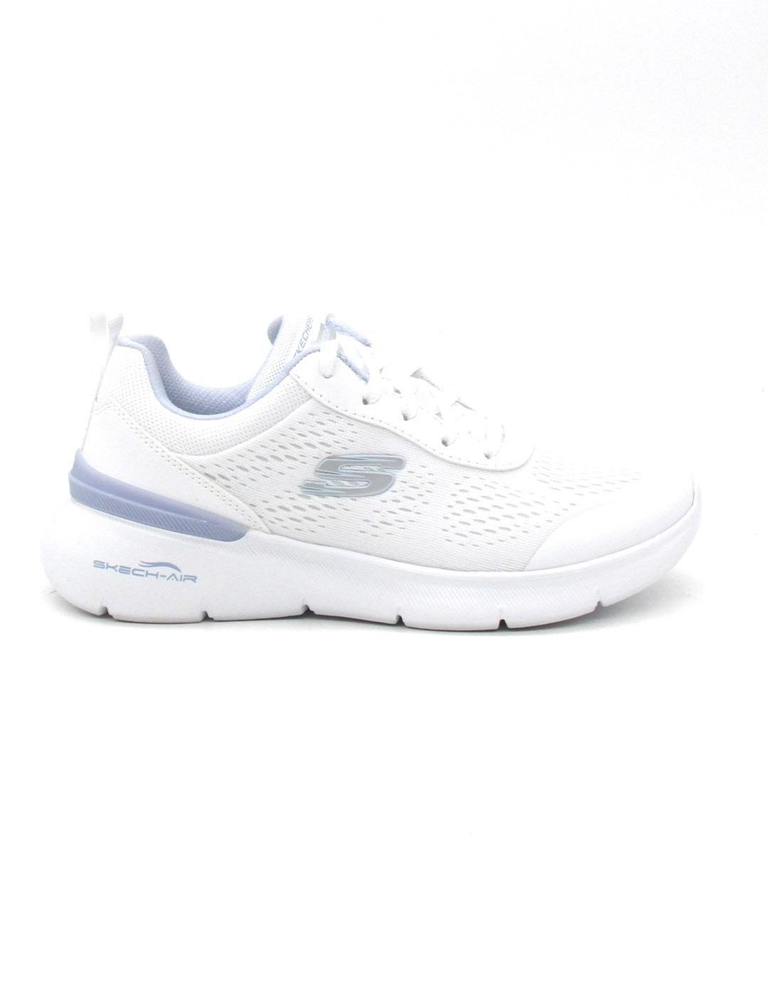 Zapatilla Skechers 150370/WLB de color blanco para mujer