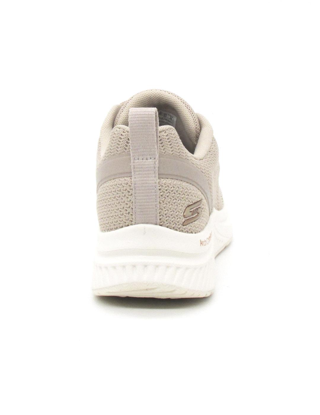 Zapatilla Skechers 117561/NAT de color beige para mujer