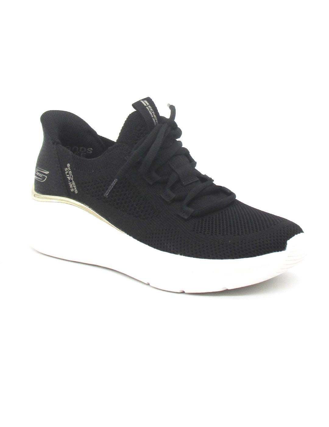 Zapatilla Skechers 117617/BLK de color negro para mujer