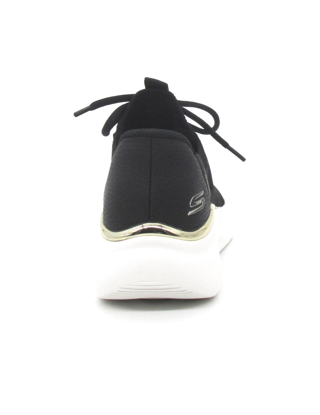 Zapatilla Skechers 117617/BLK de color negro para mujer