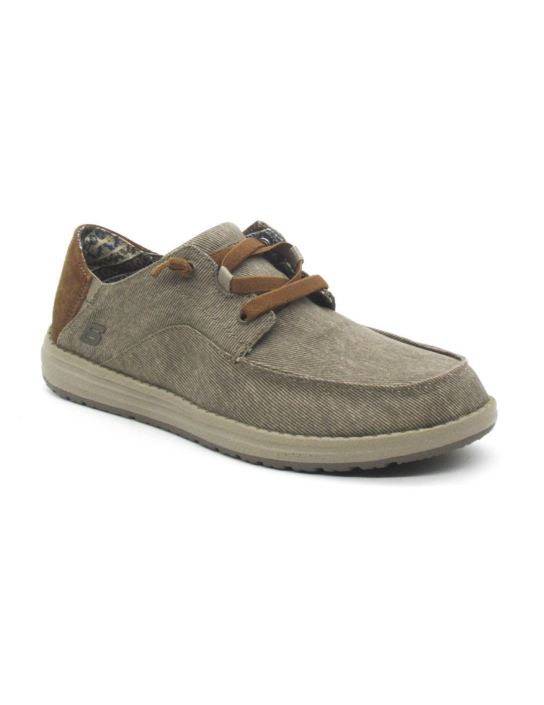Zapatilla Skechers 210116/TPE de color taupe para hombre