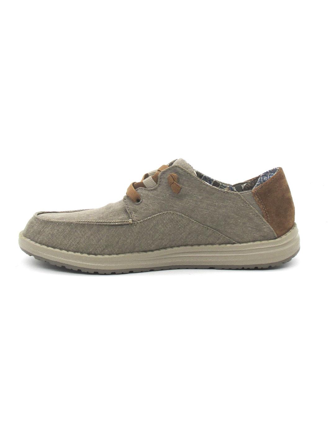 Zapatilla Skechers 210116/TPE de color taupe para hombre