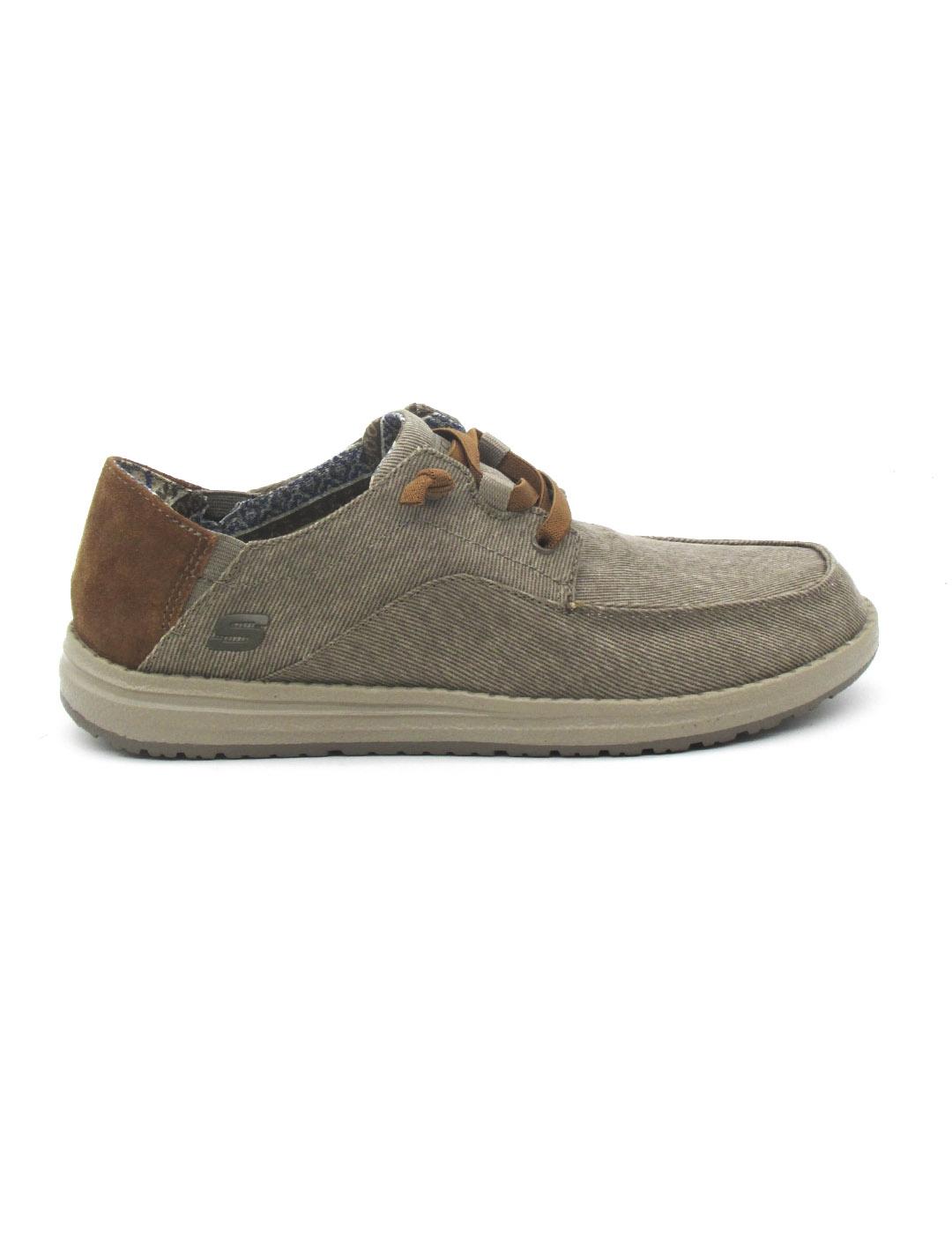 Zapatilla Skechers 210116/TPE de color taupe para hombre