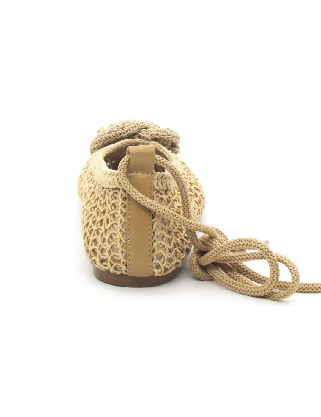 Bailarina Niko Amore 9970 de color camel para muje