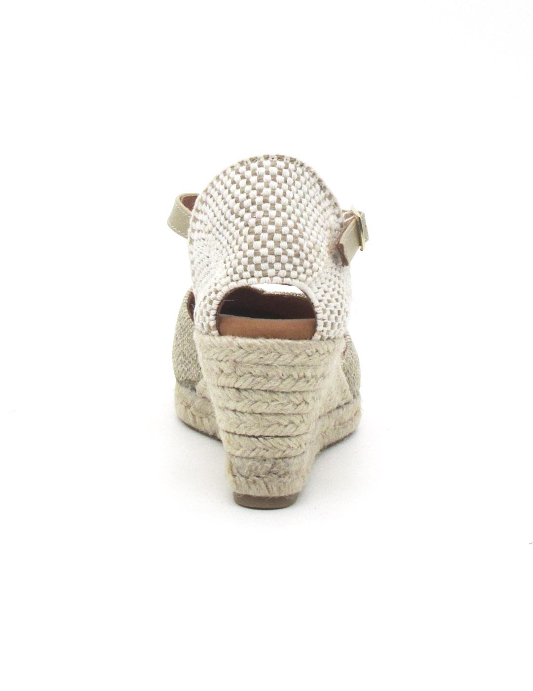 Alpargata Cabrera 89-5 de color platino para mujer