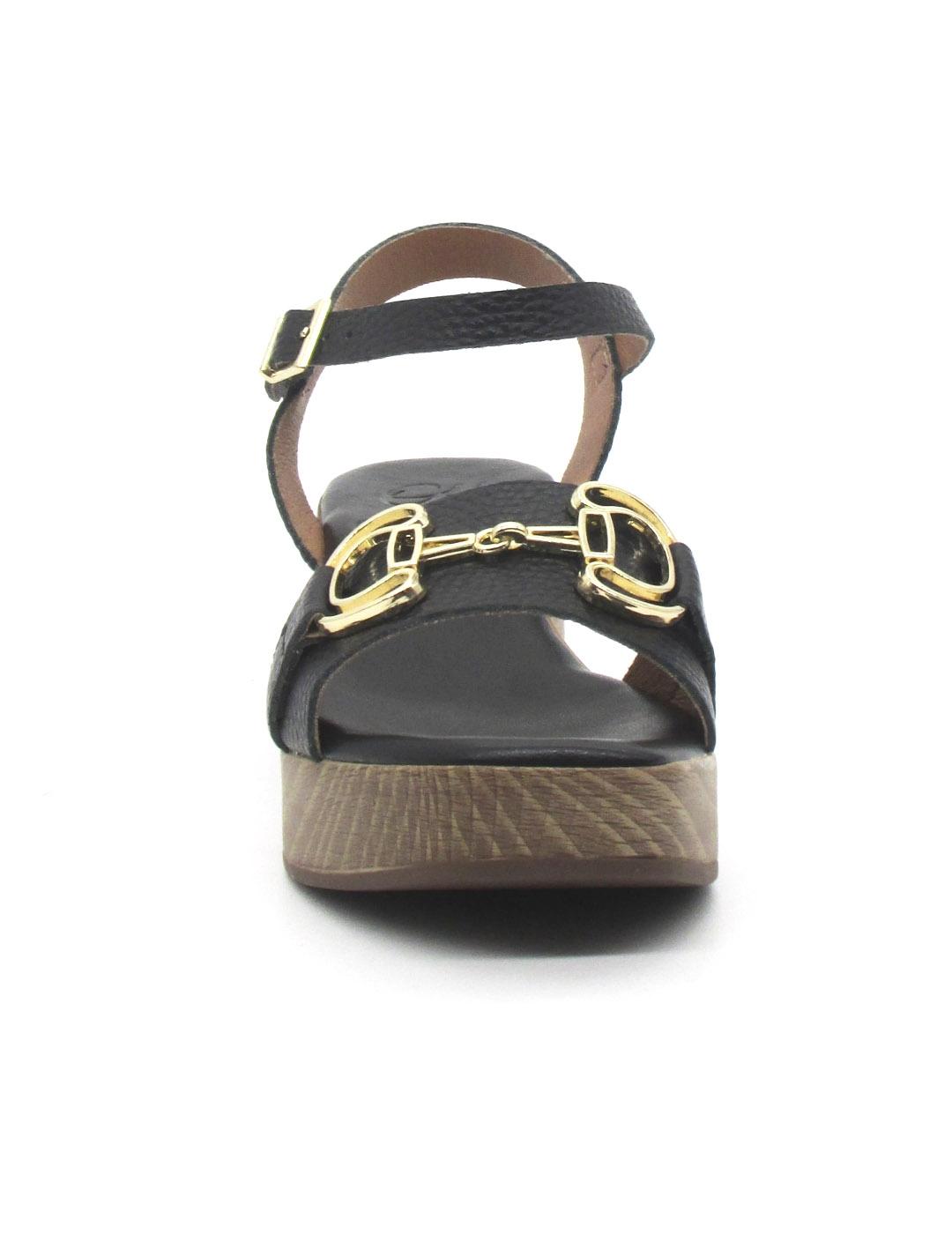 Sandalia Oh My Sandals 5626 de color negro mujer