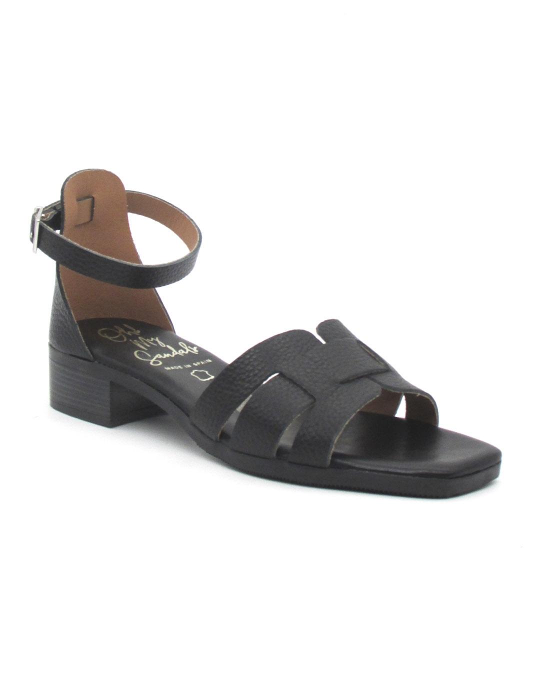 Sandalia Oh My Sandals 5601 de color negro para mujer