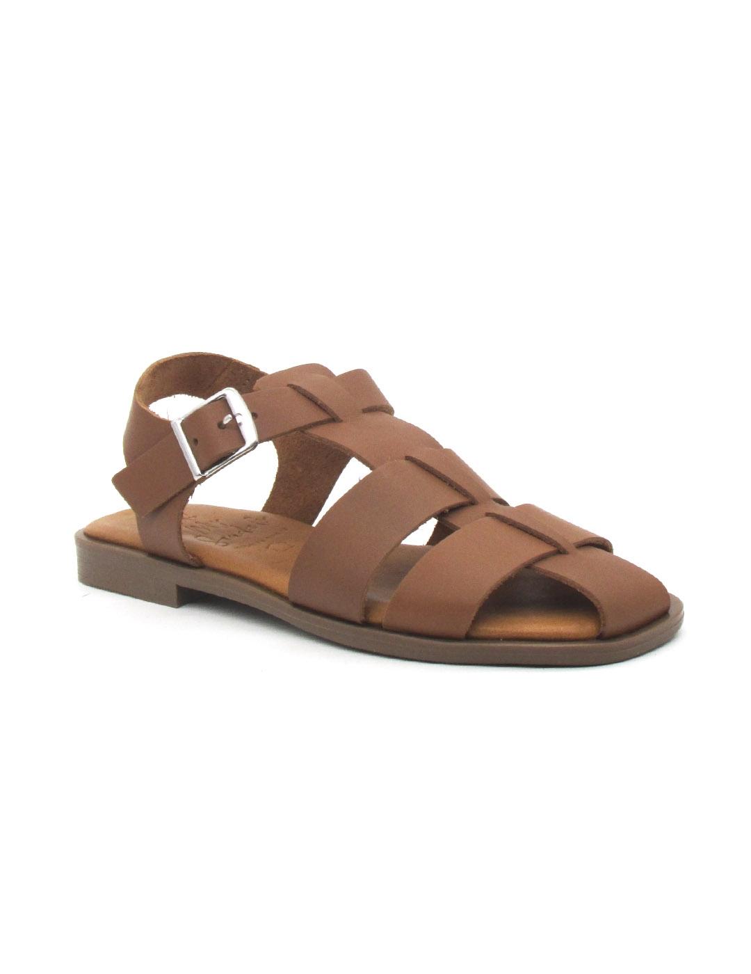Sandalia Oh My Sandals 5582 de color roble para mujer