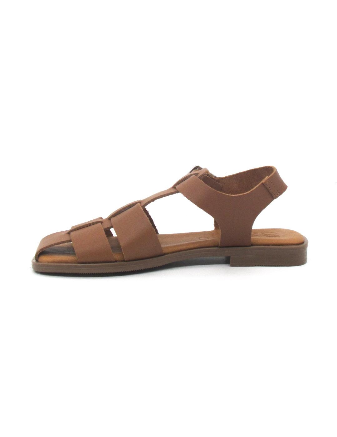 Sandalia Oh My Sandals 5582 de color roble para mujer
