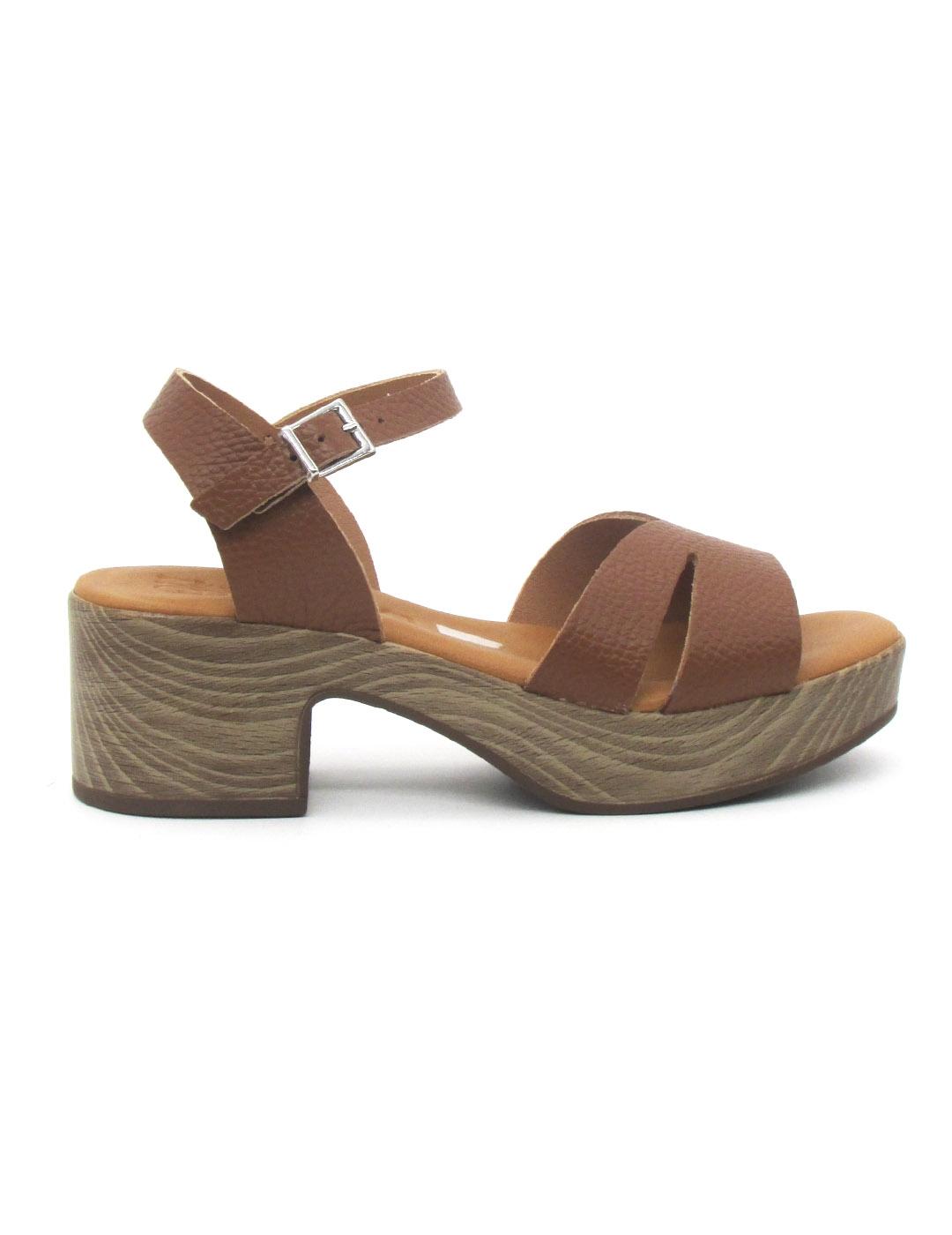 Sandalia Oh My Sandals 5625 de color robre mujer