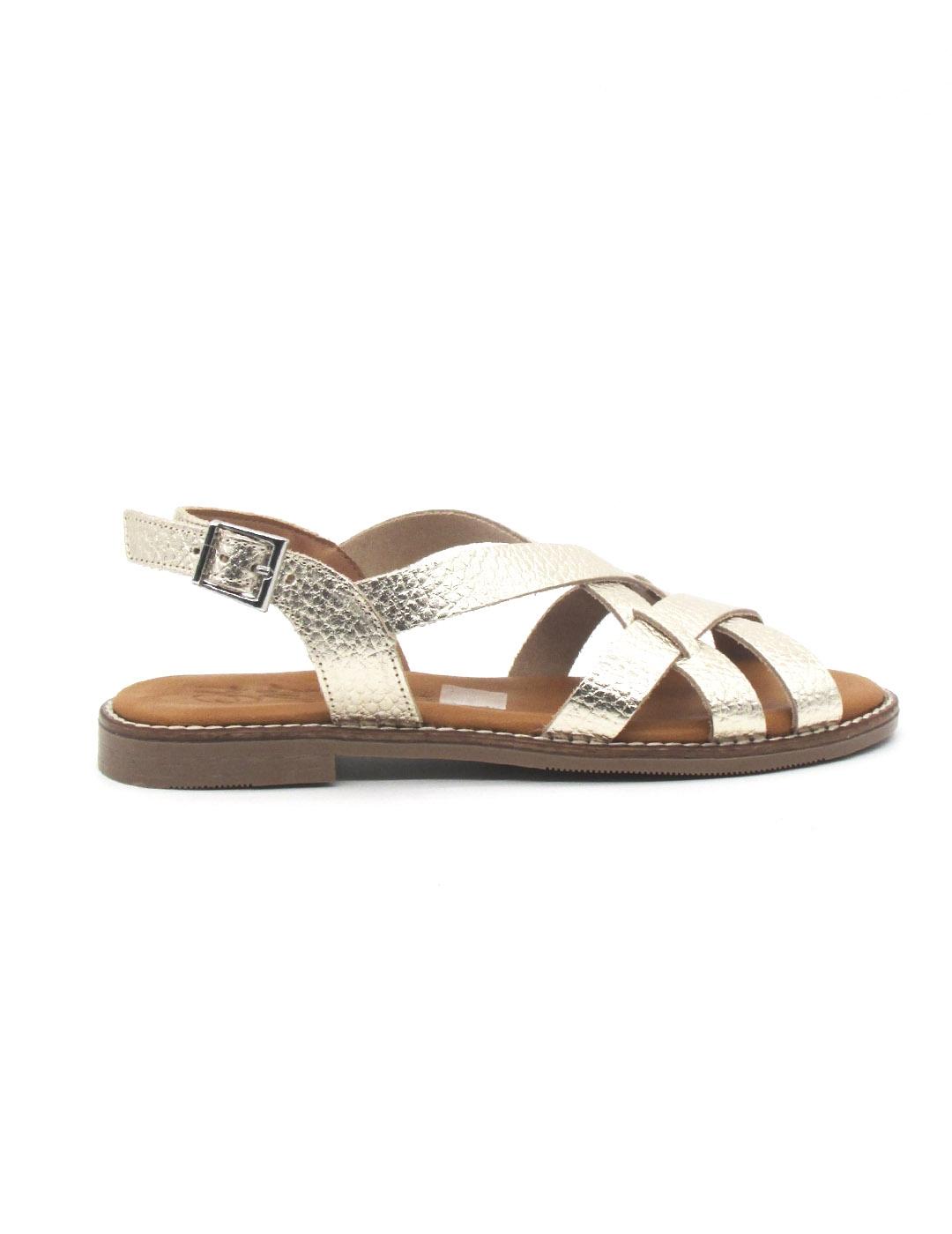 Sandalia Oh My Sandals 5573 de color champán para mujer
