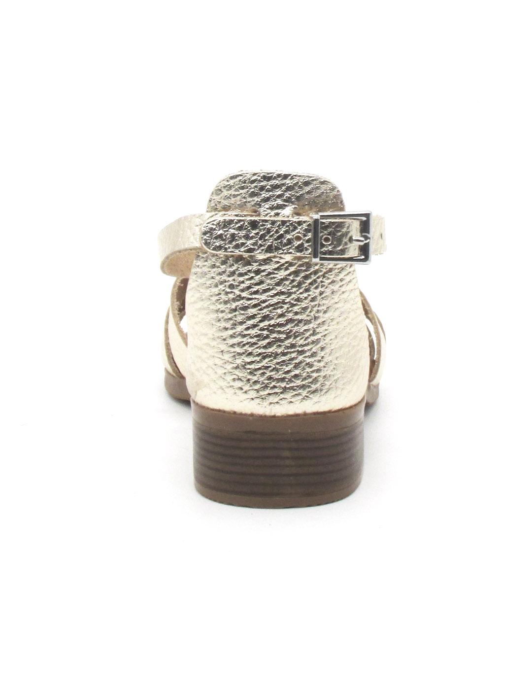 Sandalia Oh My Sandals 5601 de color champán para mujer