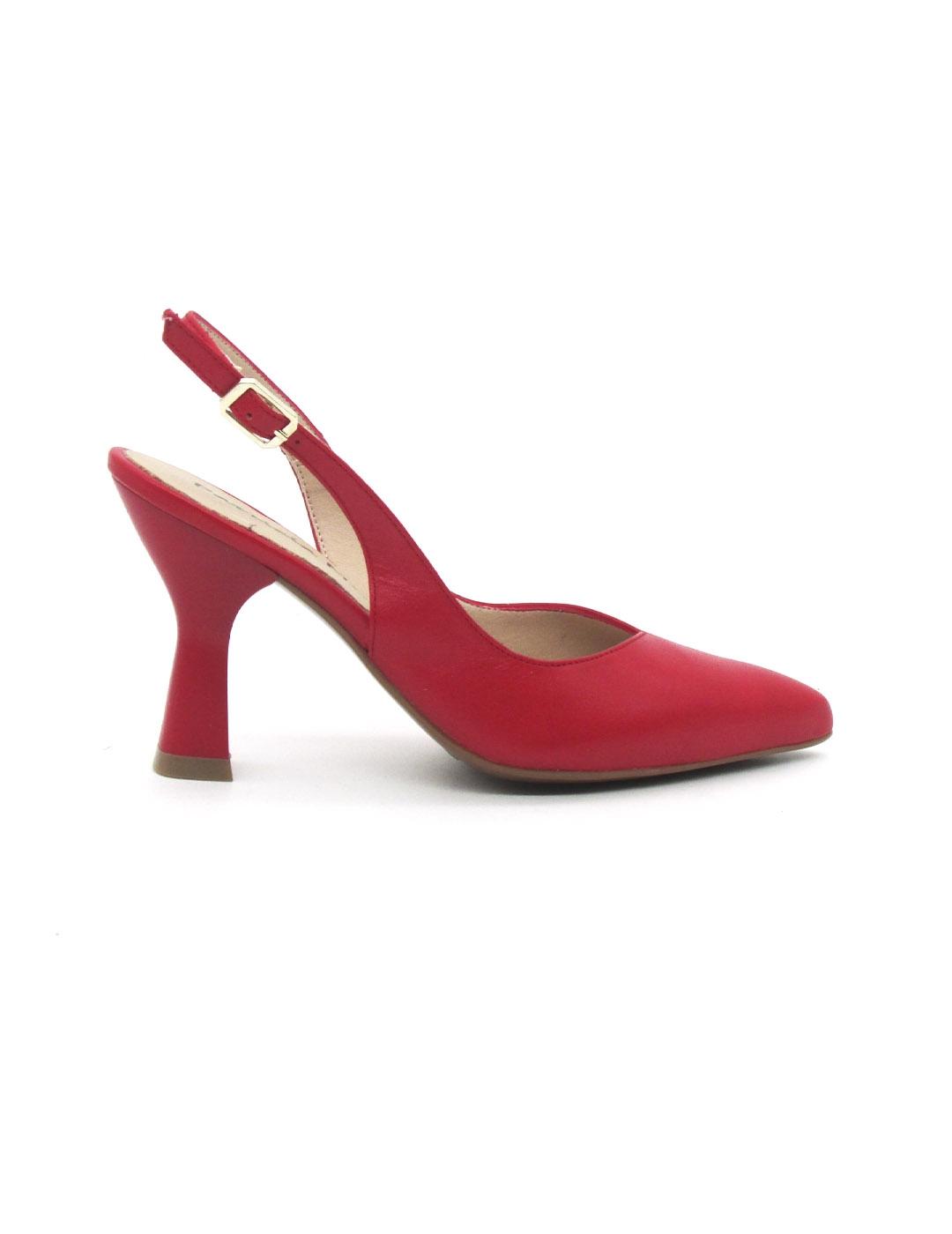 Zapato destalonado Patricia Miller 5529 rojo para mujer