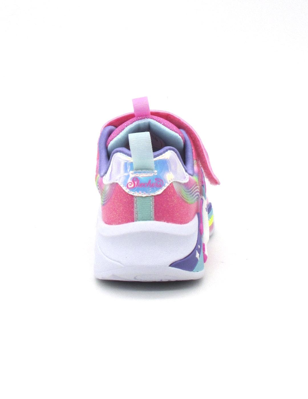 Zapatilla Skechers 302298L/PKMT rosa/multicolor para niña